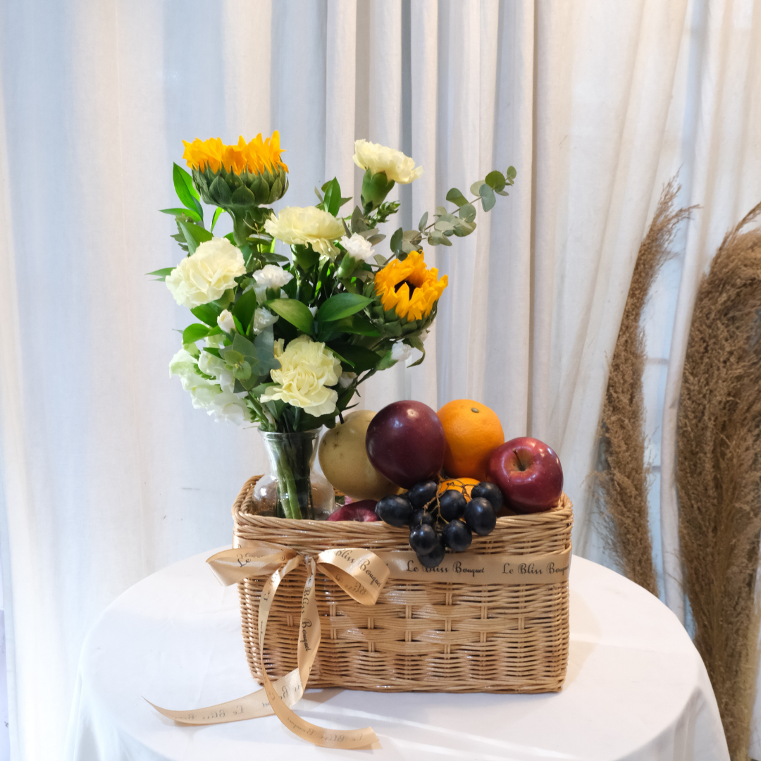 Sunflower Fruit Parcel - Le Bliss Bouquet
