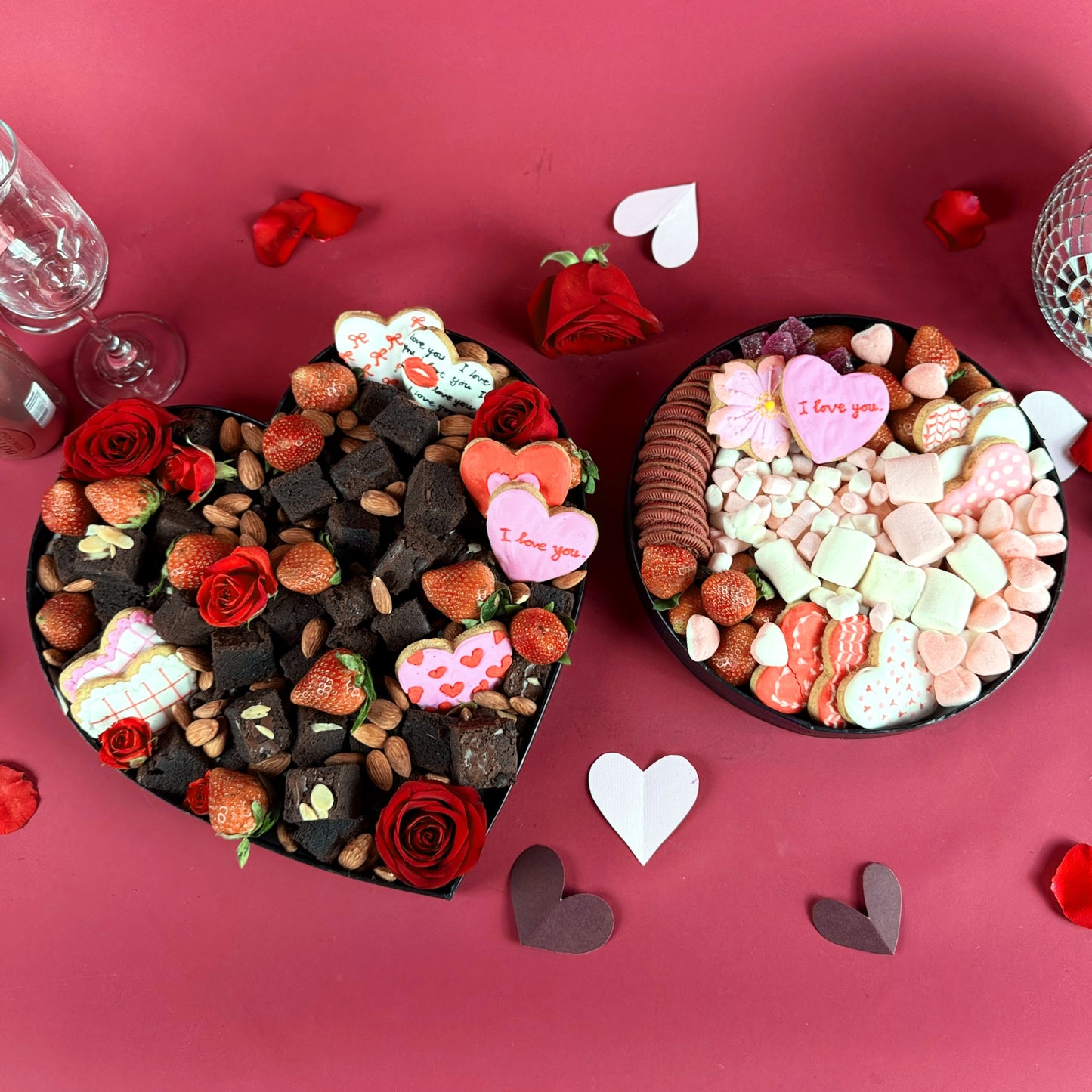 Choco Brownies Heart Platter