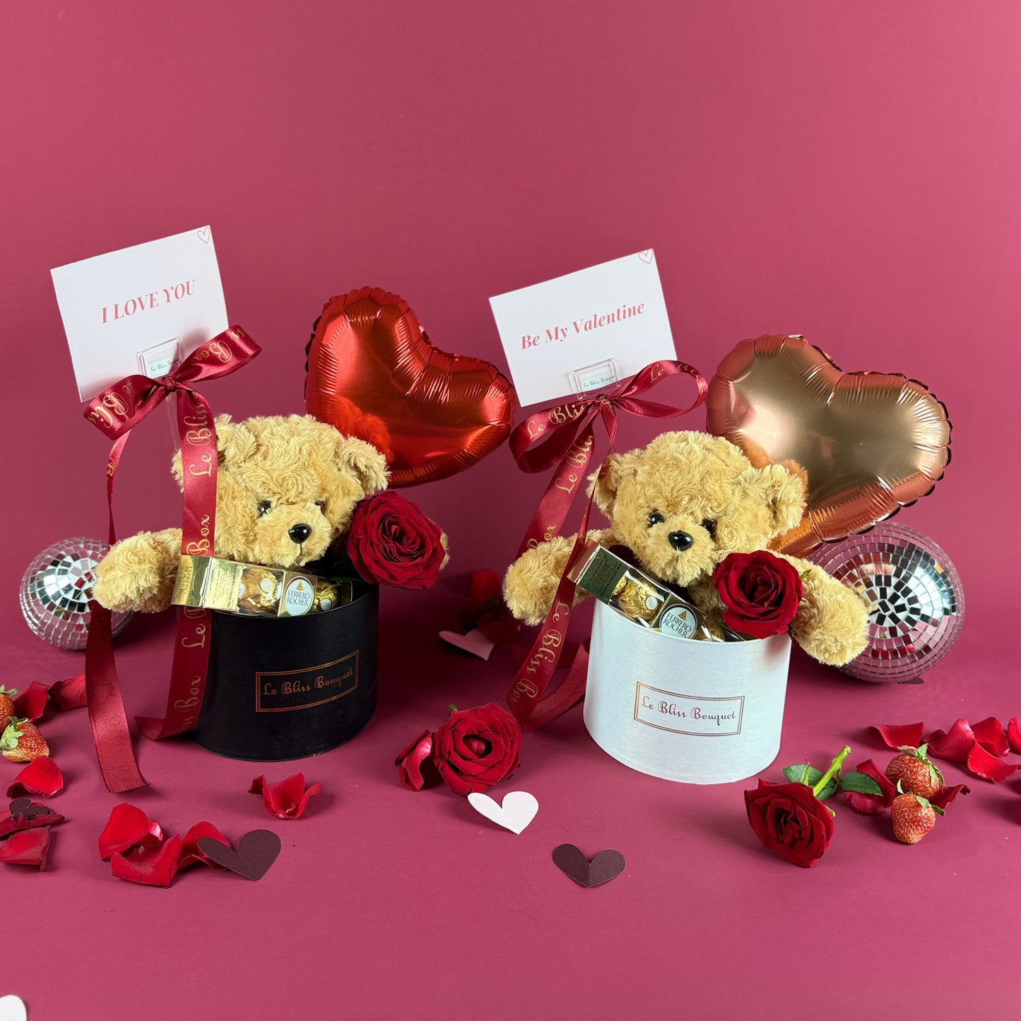 Hugs & Roses Teddy Box