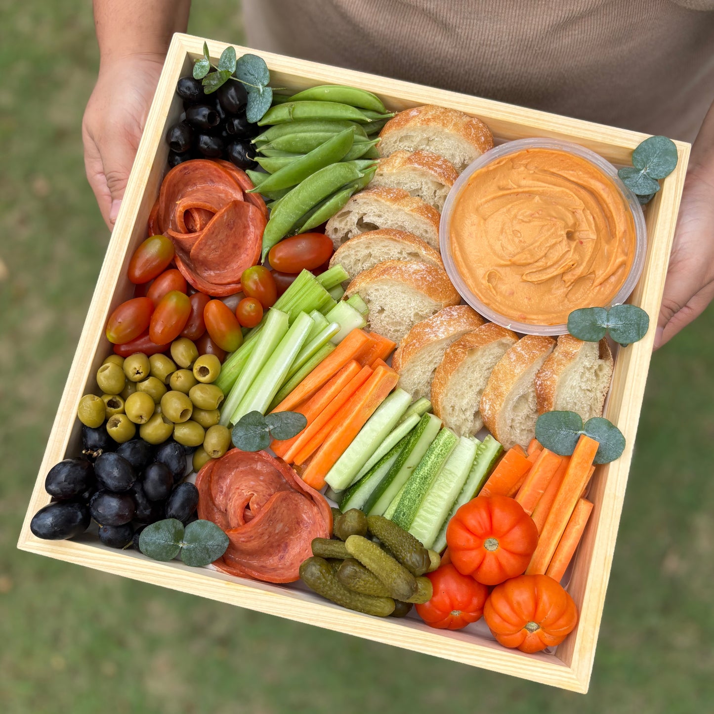 Smoked Beef Crudités Platter