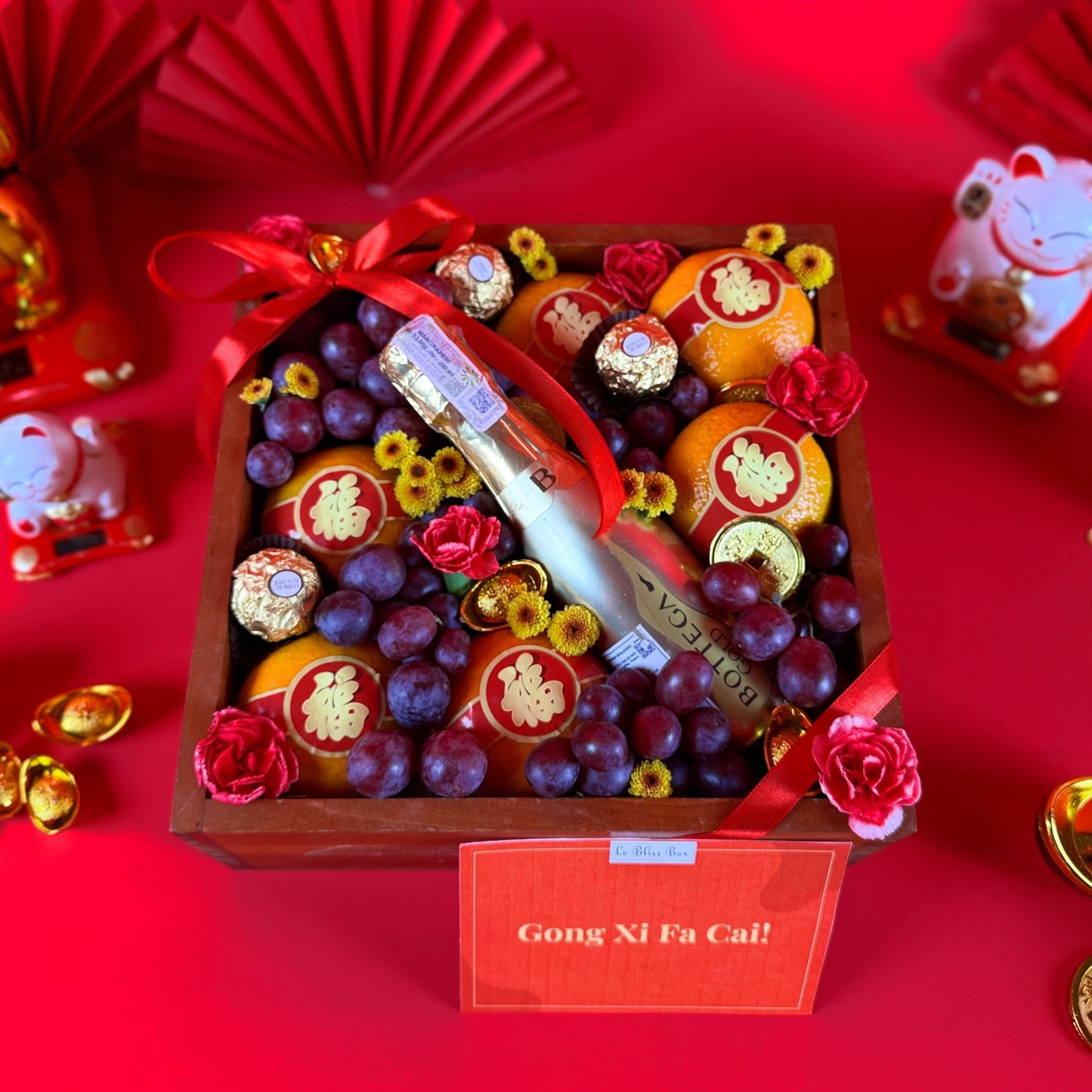 Elegant Prosperity Bottega Mandarin Wooden Box