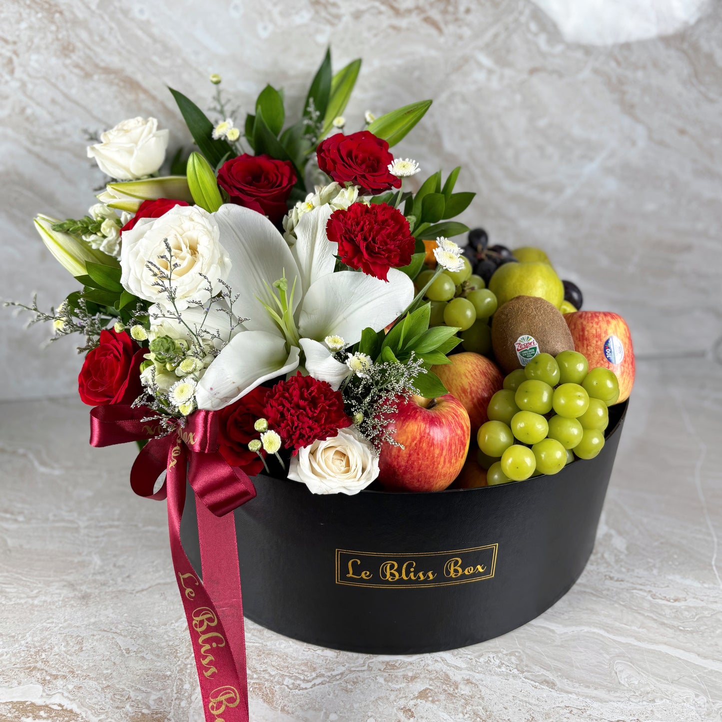 Blooming Festive Grand Round Fruit Box