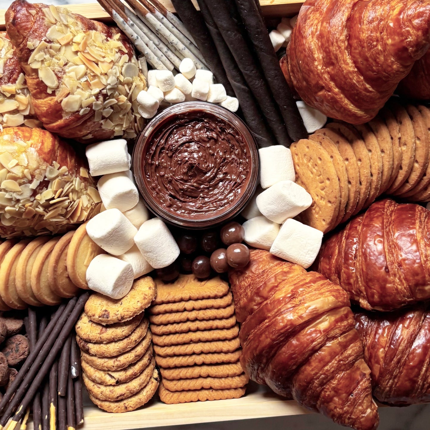 Chocolate Croissant Platter