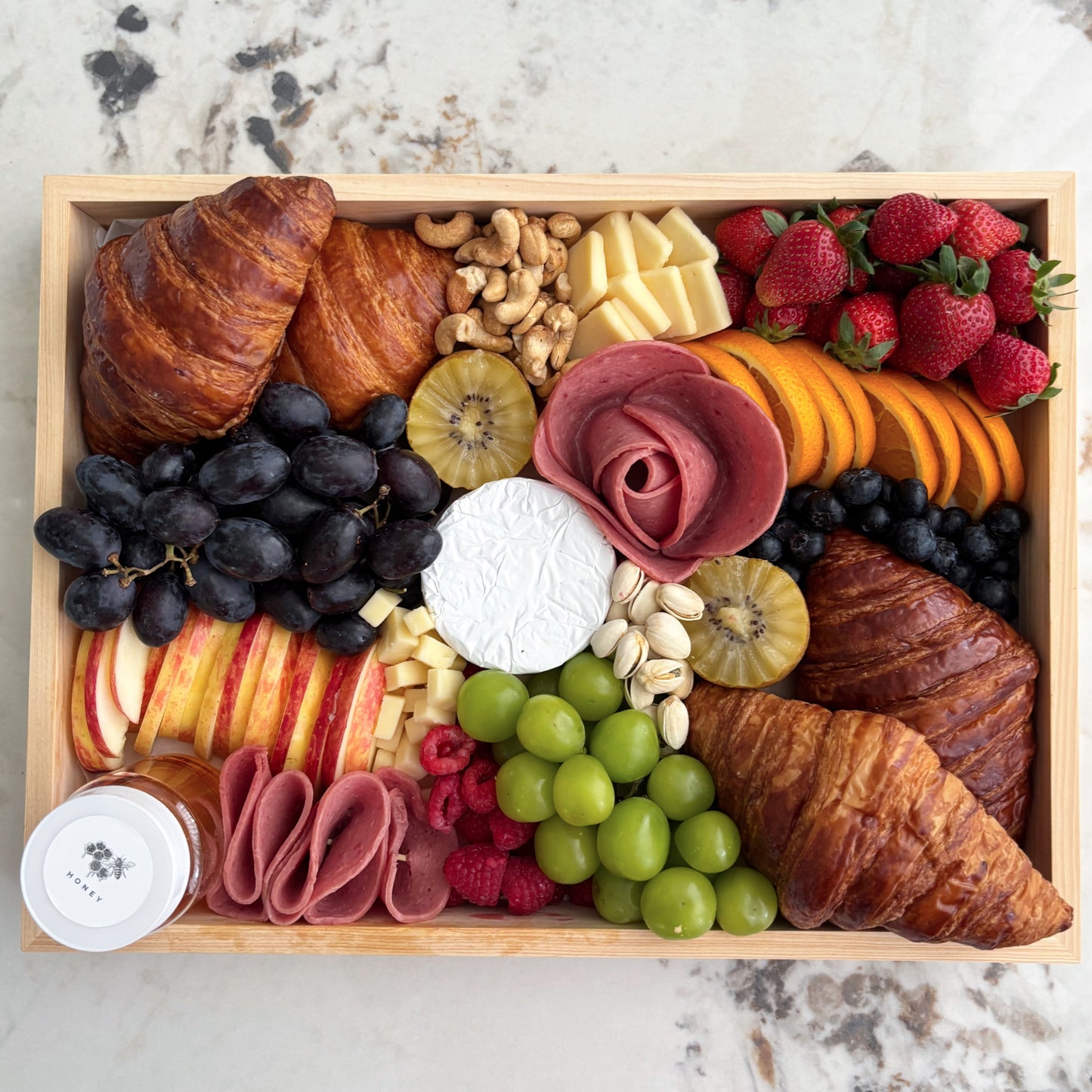 Brunch Croissant Cheese Platter