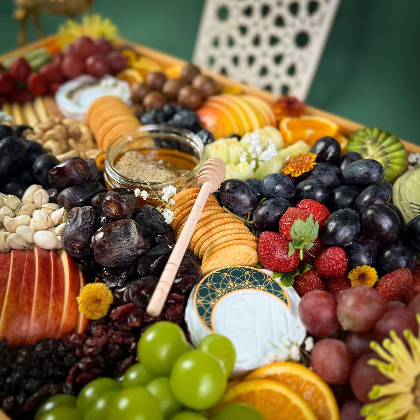 Grand Middle Eastern Cheese & Hummus Platter