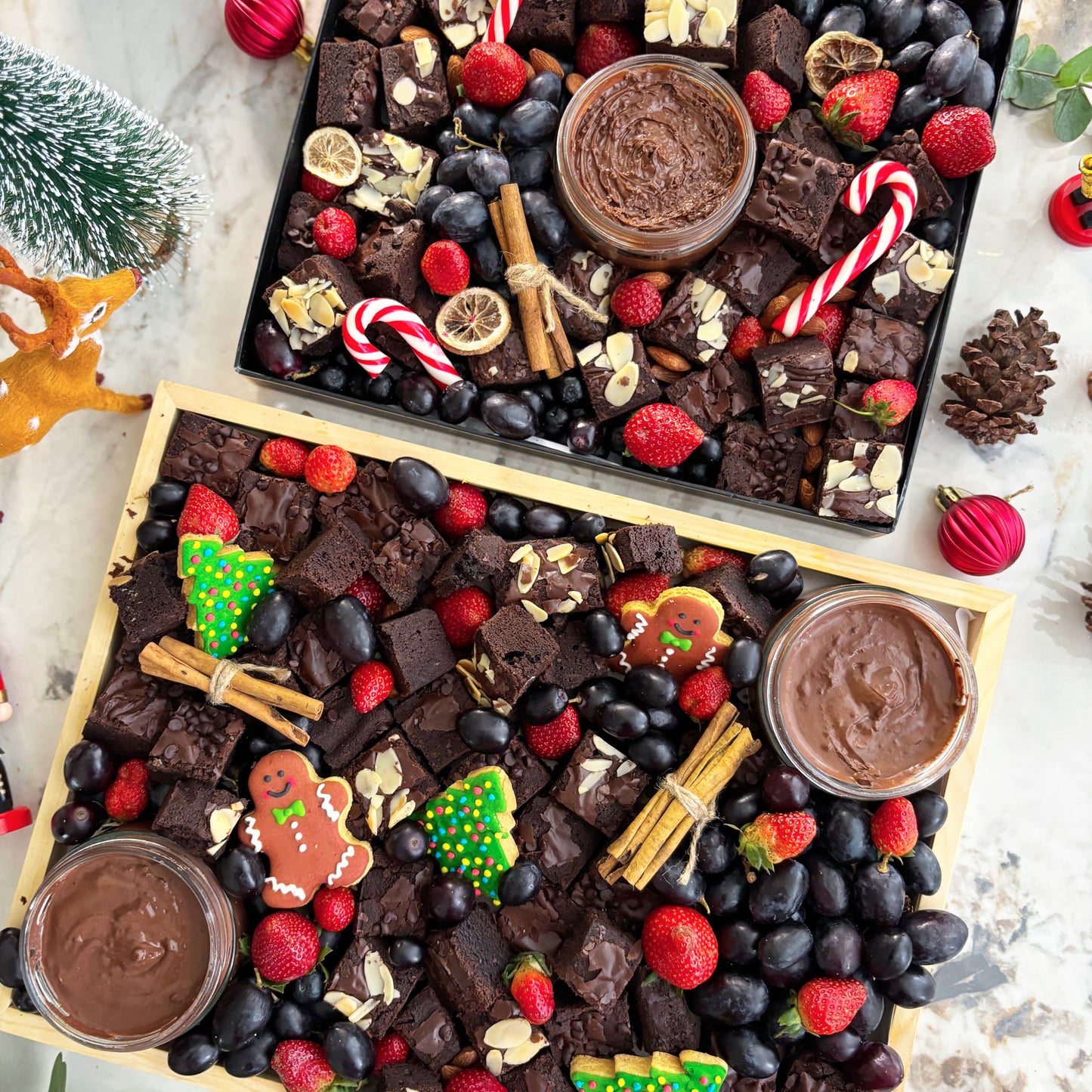 Xtra Christmas Brownies Platter