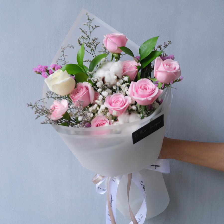 Sweet Pink Cone Bouquet