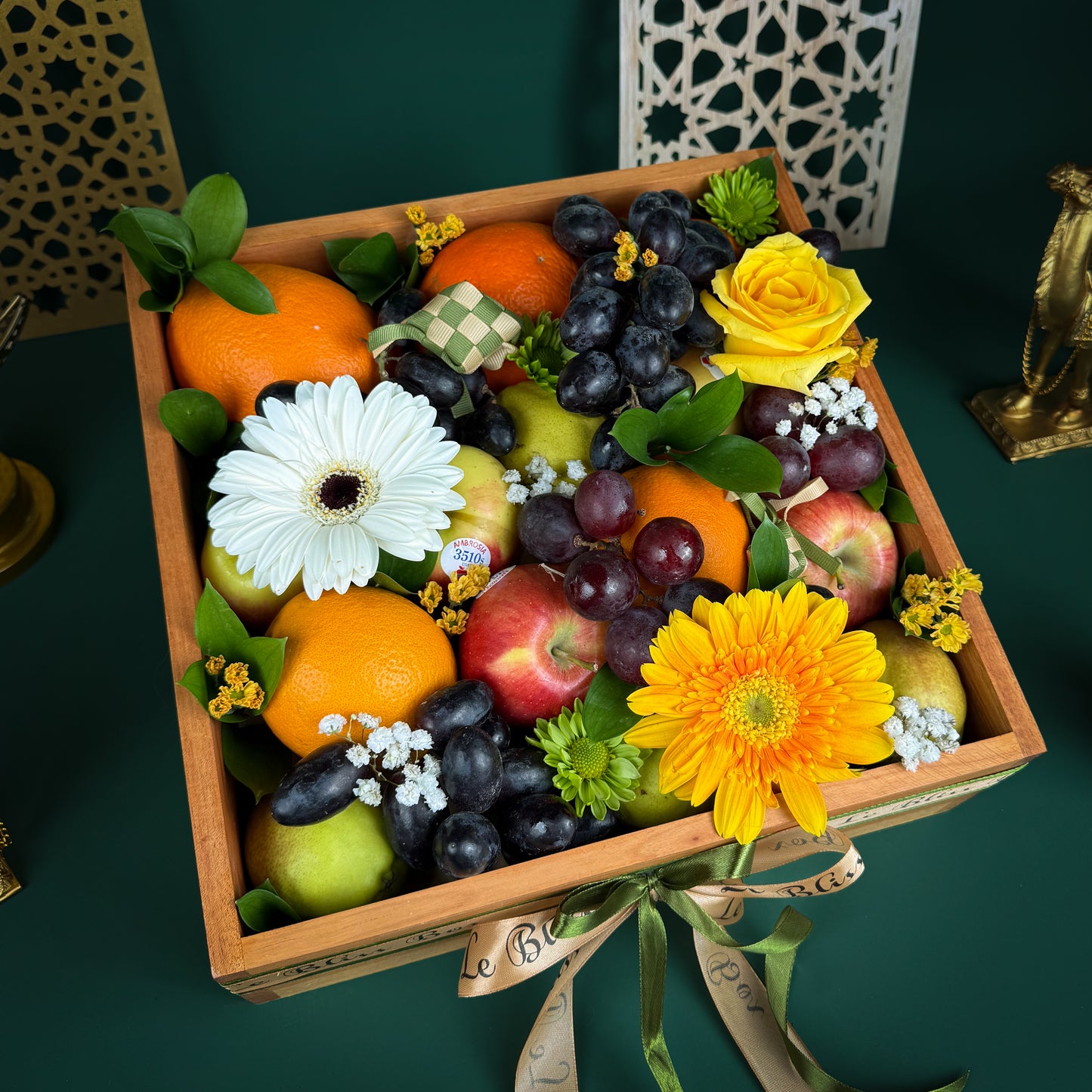 Arabian Wooden Fruit Box