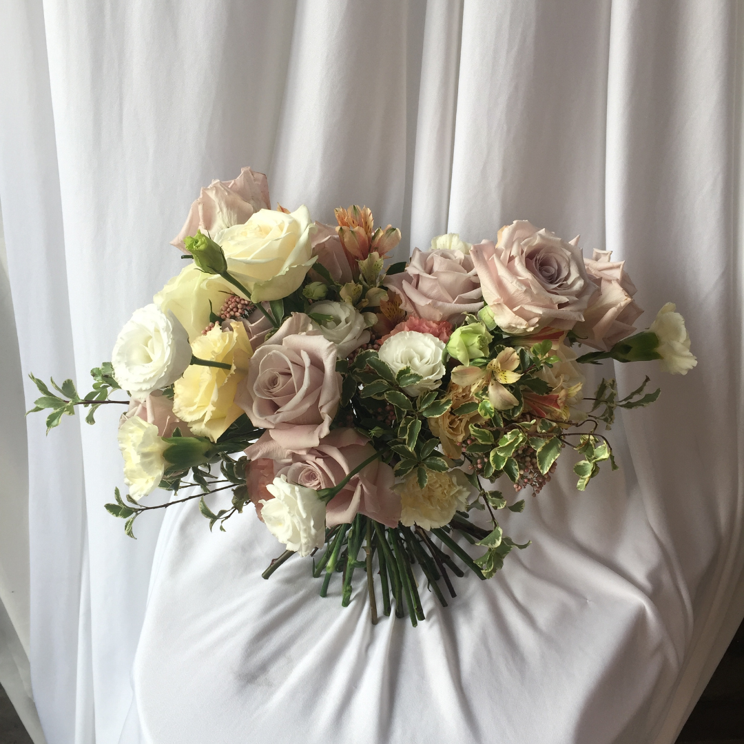 Quicksand Rose Bridal Bouquet