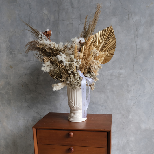 Classic Elegant Everlasting Vase Arrangement - Le Bliss Bouquet