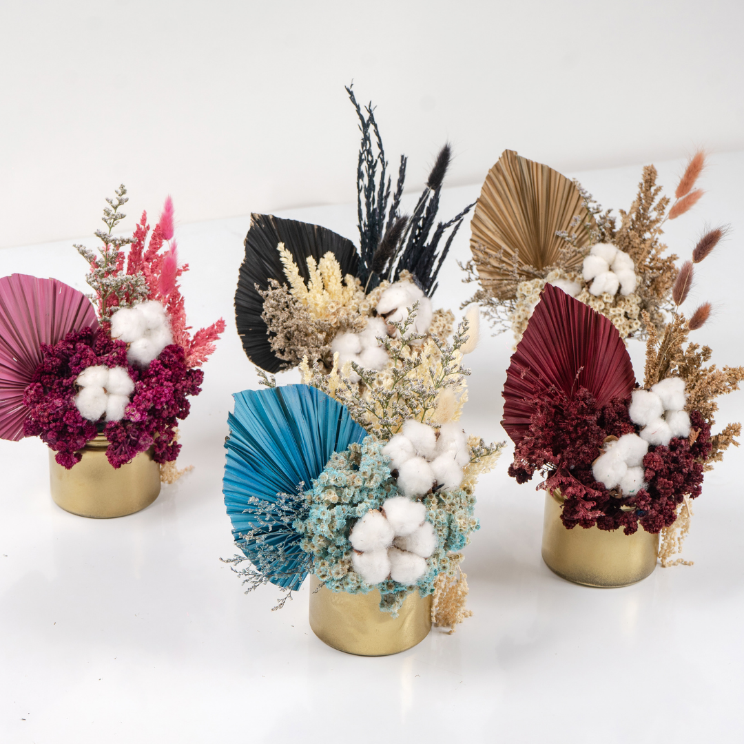 Petite Jar Flower Arrangement - Le Bliss Bouquet