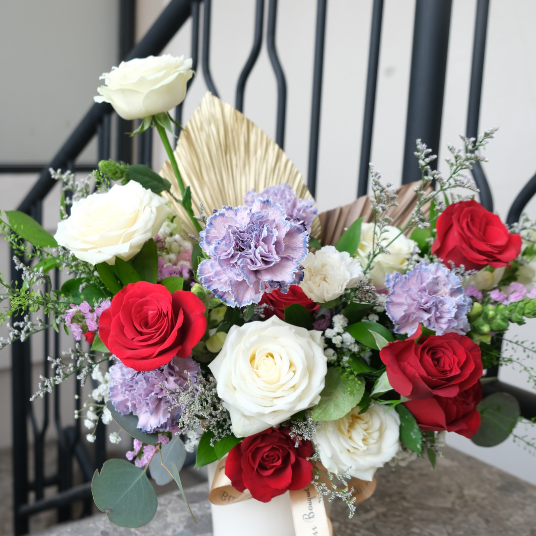 Elegant Red Lilac Vase