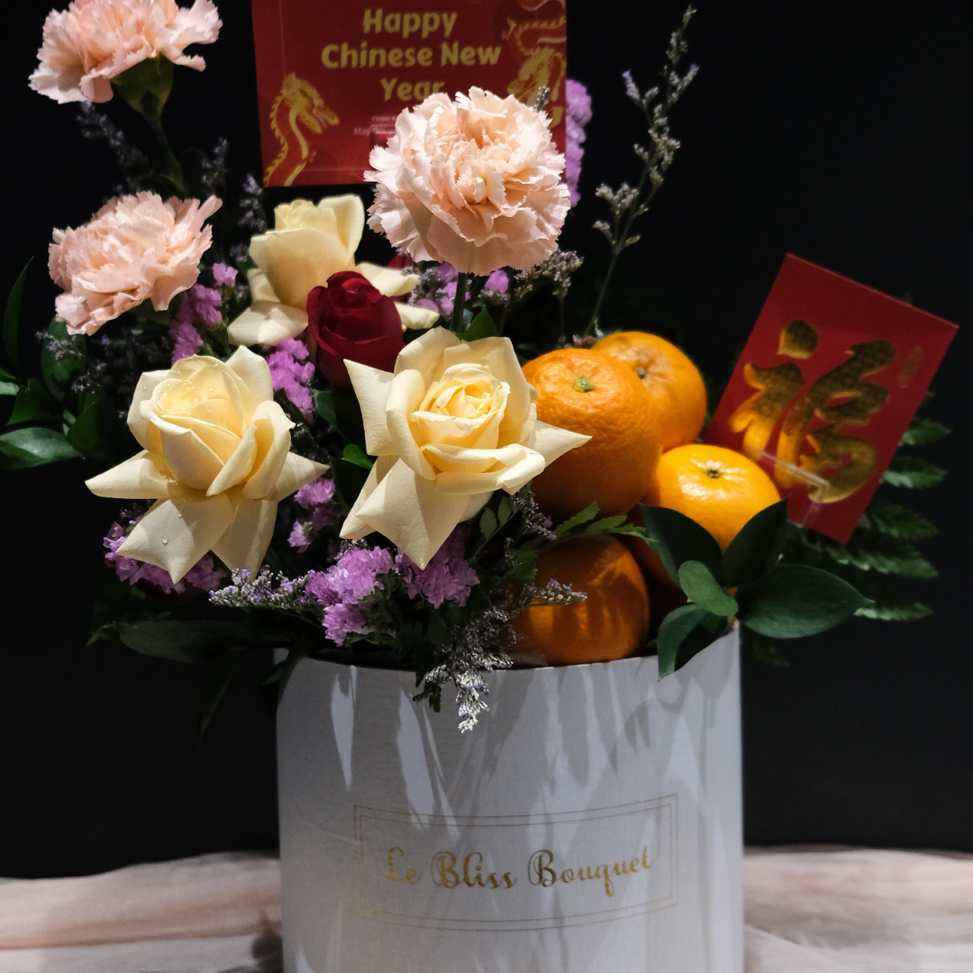 Blossom CNY Blooming Box - Le Bliss Bouquet