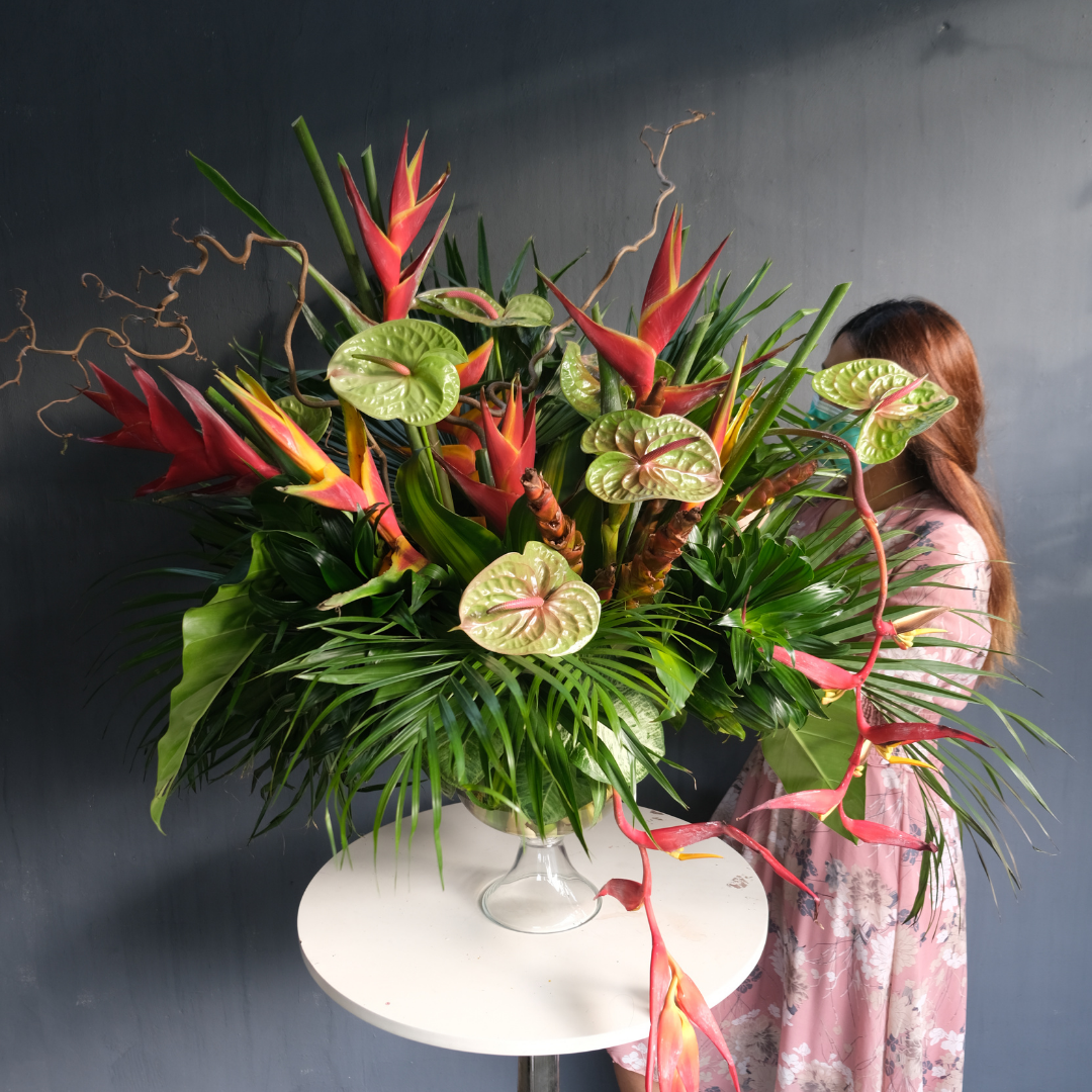 Tropical Grand Centerpiece - Le Bliss Bouquet