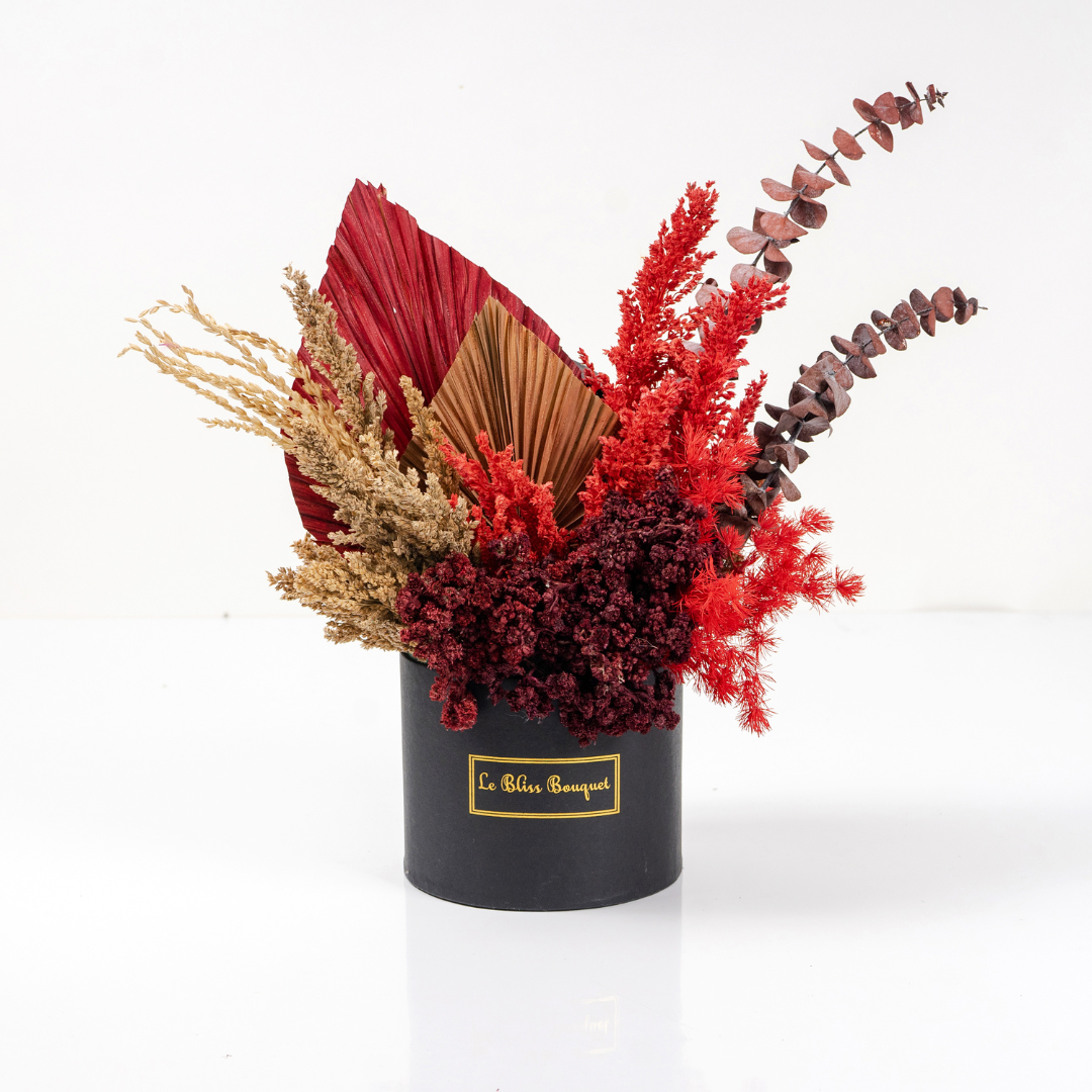 Marron Everlasting Bloombox 2nd Home Decor Collection - Le Bliss Bouquet