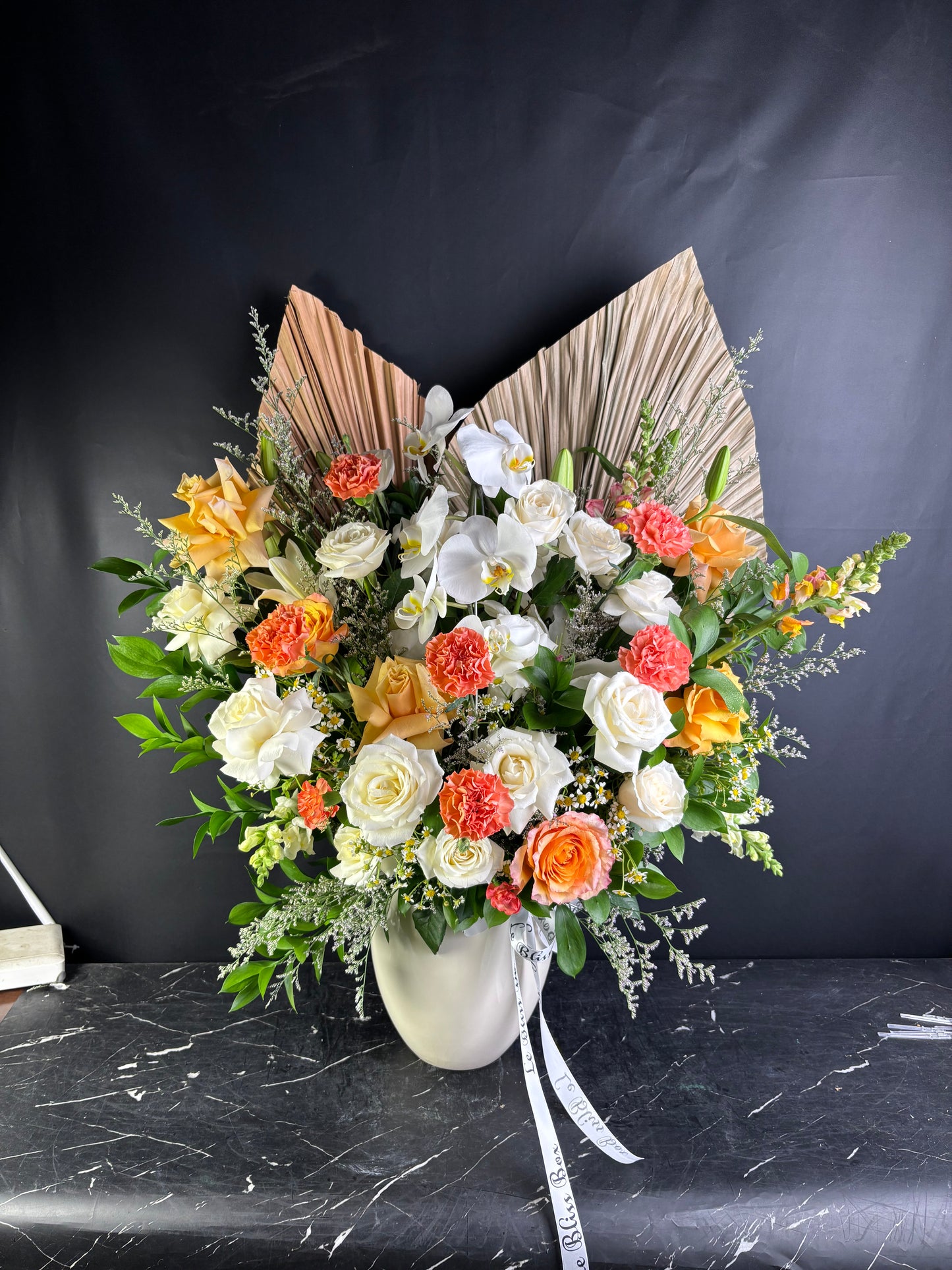 Free Spirit White Grand Vase