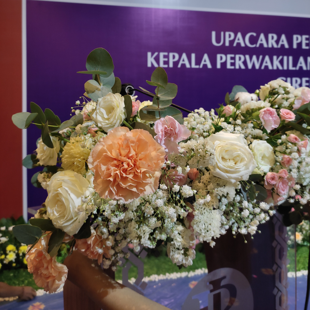 Podium Flower Arrangement