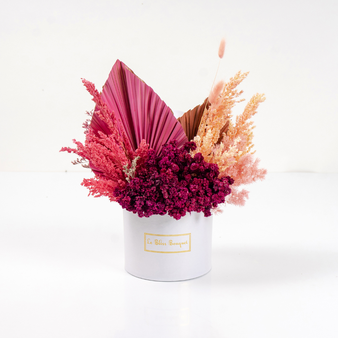 Pink Everlasting Bloombox 2nd Home Decor Collection - Le Bliss Bouquet