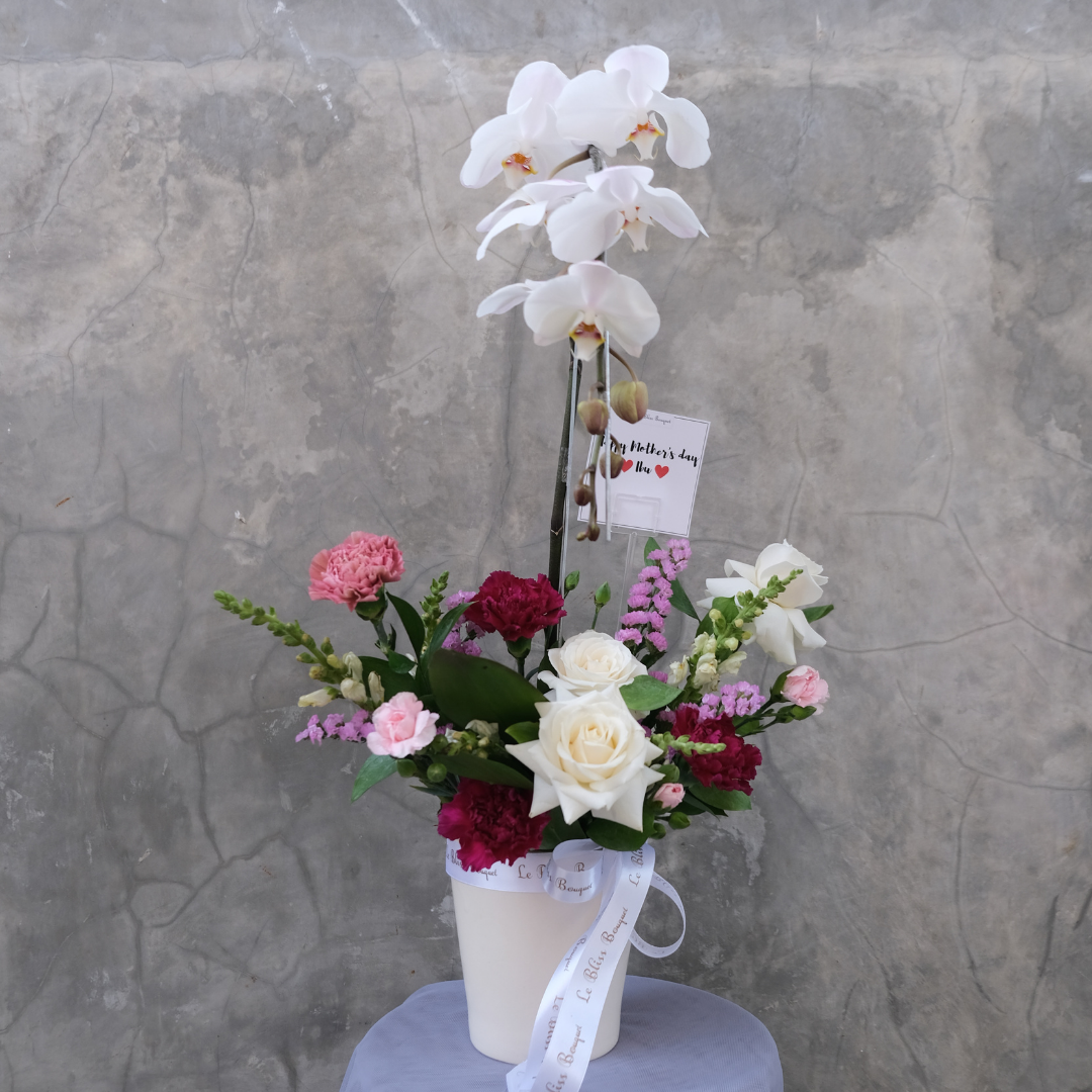 Orchid Vase - Le Bliss Bouquet