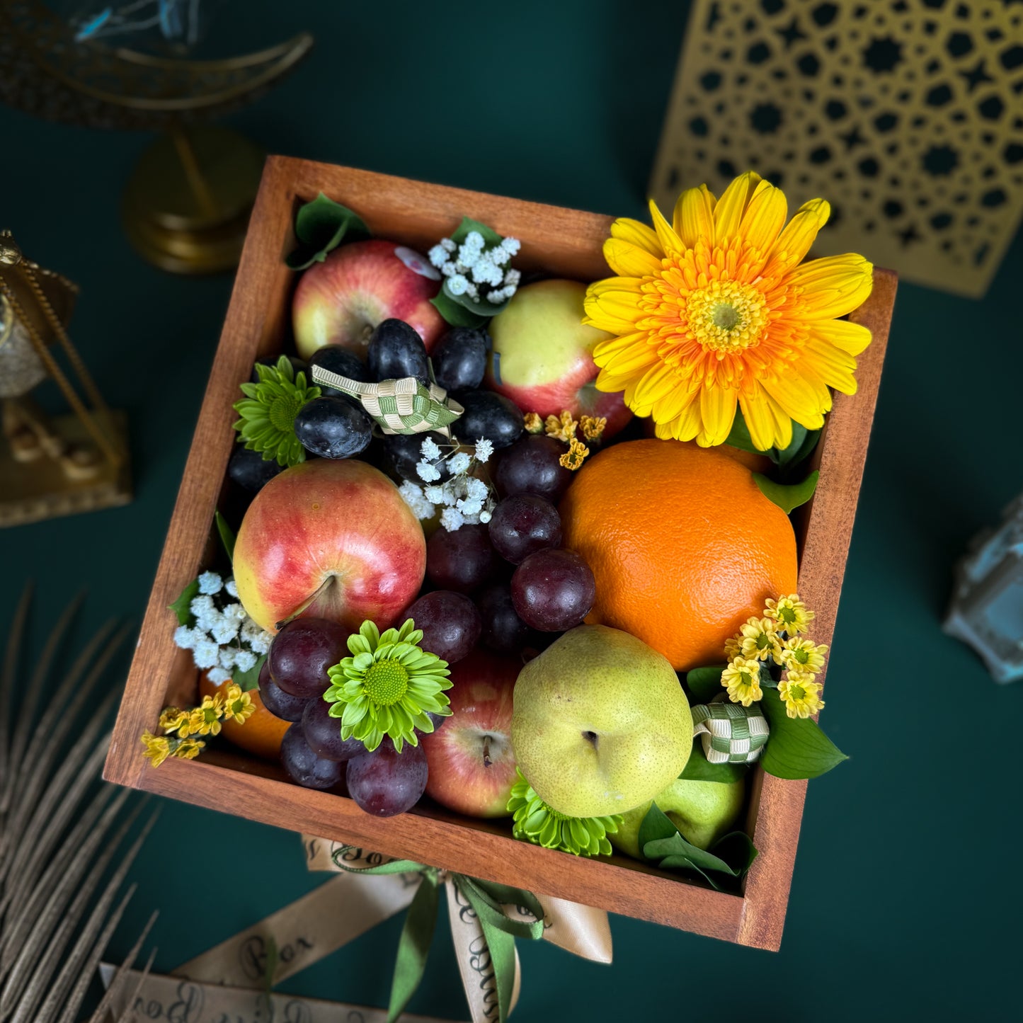 Arabian Wooden Fruit Box