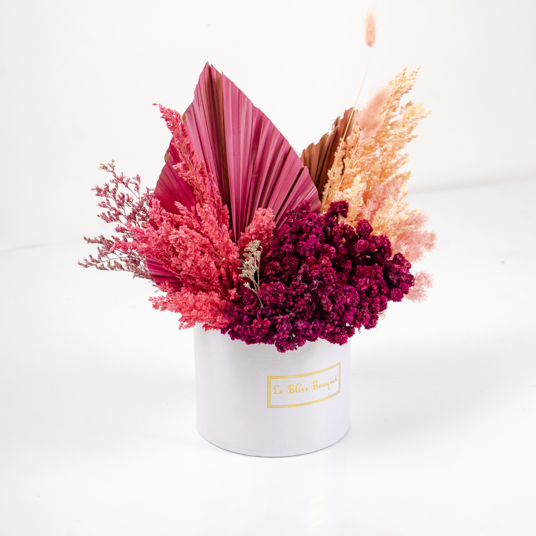 Pink Everlasting Bloombox 2nd Home Decor Collection - Le Bliss Bouquet