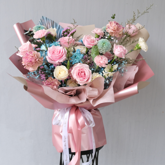 Chrysanth Rose Human Size Bouquet - Le Bliss Bouquet