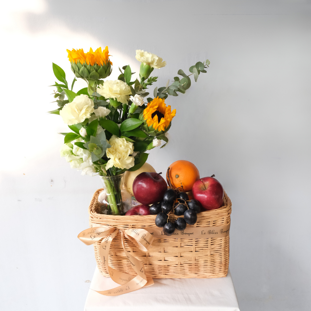 Sunflower Fruit Parcel - Le Bliss Bouquet