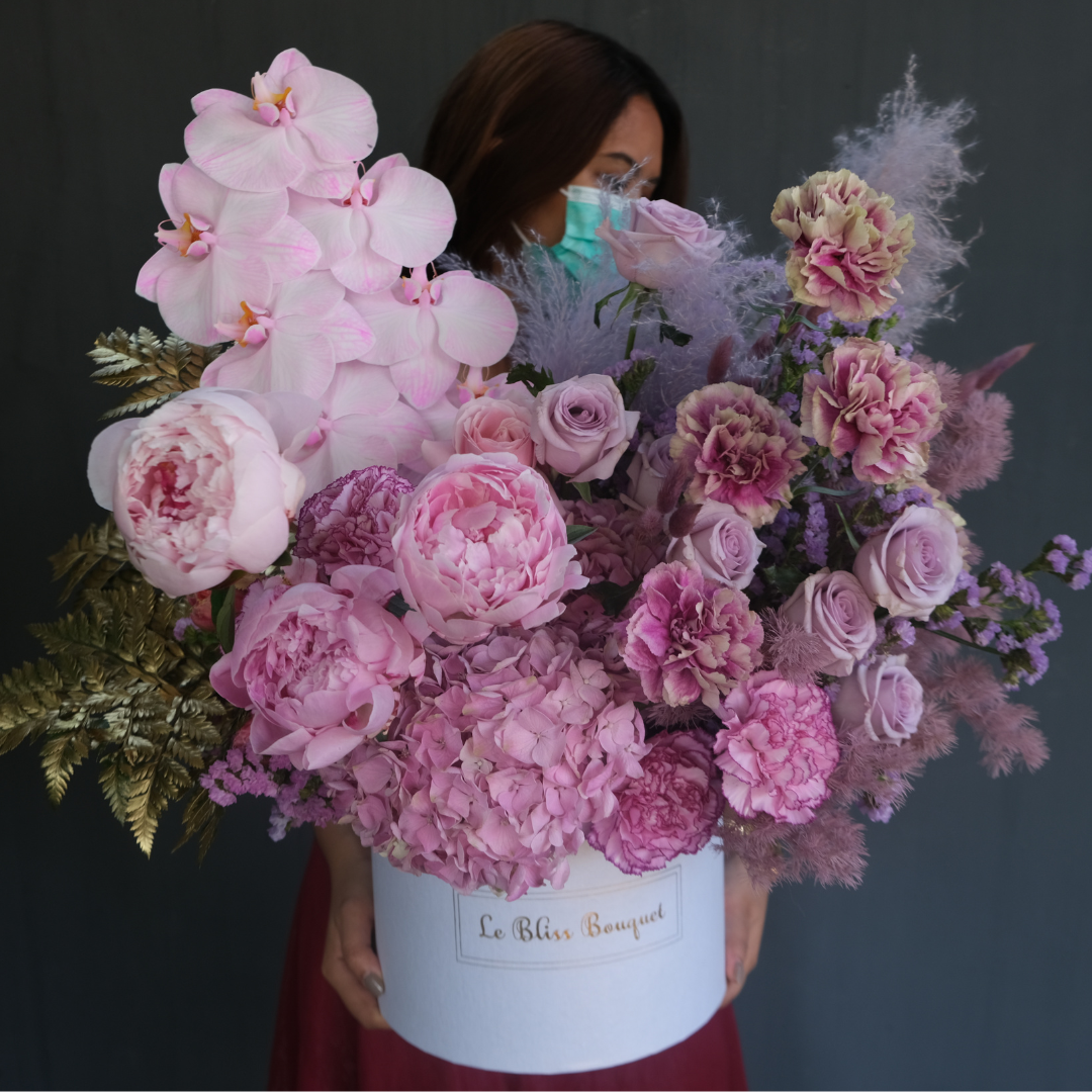 Peony Hydrangea Orchid Grand Bloombox