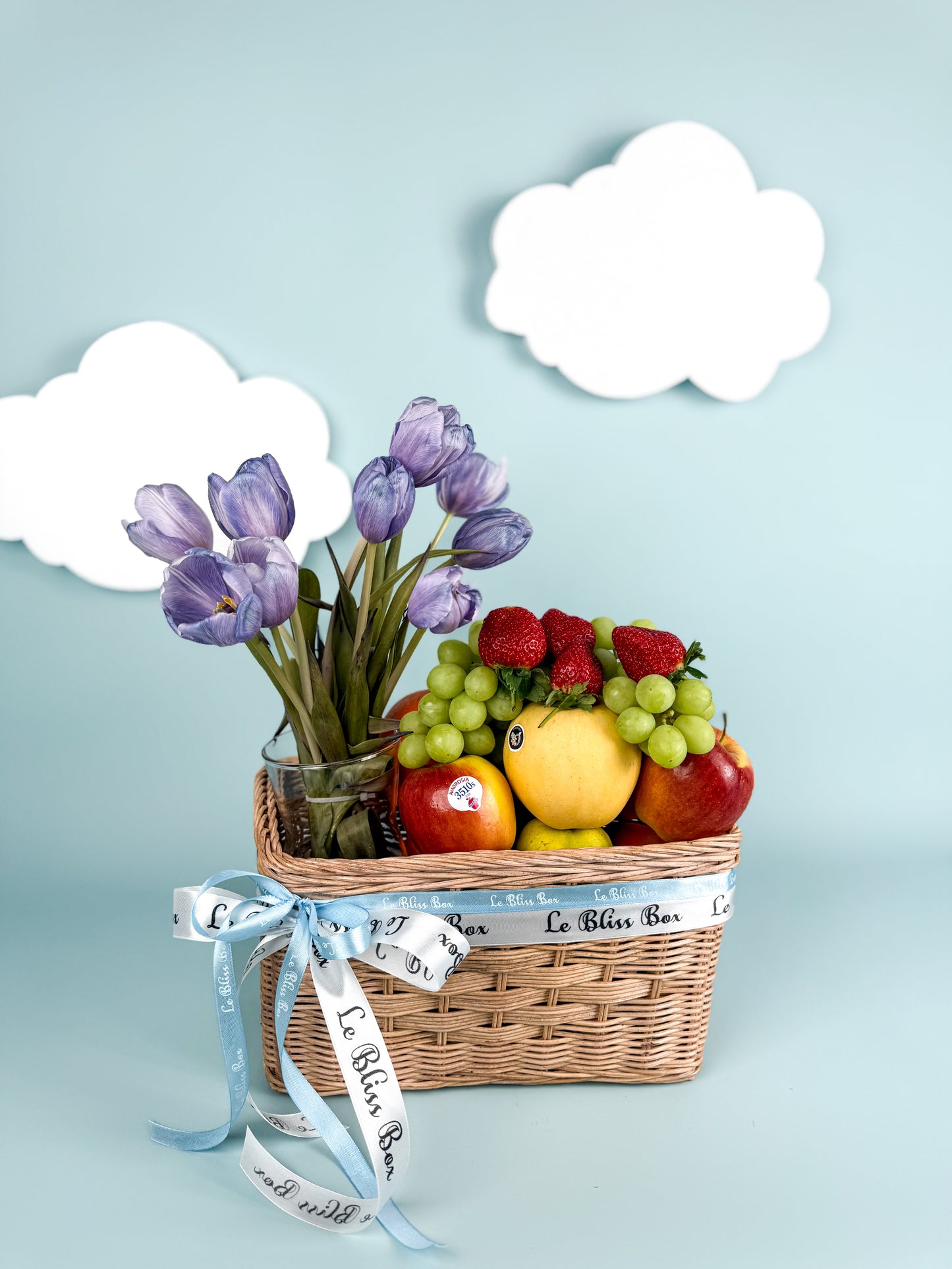 Baby Boy Tulip Fruit Parcel