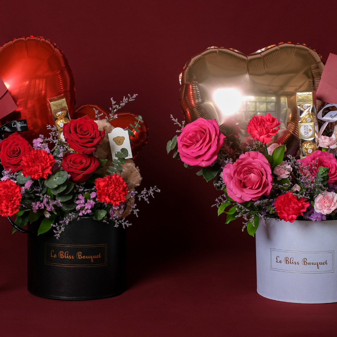 Love's Extravaganza: The Ultimate Valentine's Grandeur Package - Le Bliss Bouquet