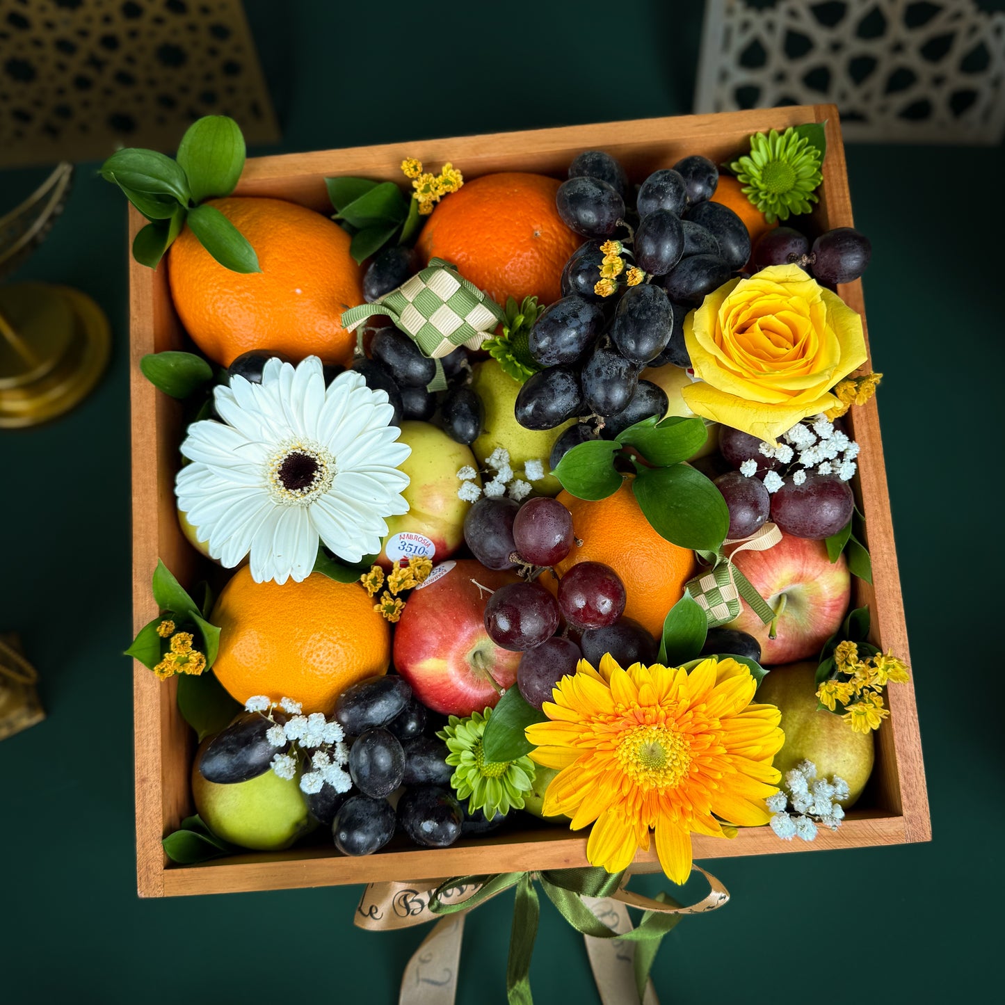 Arabian Wooden Fruit Box