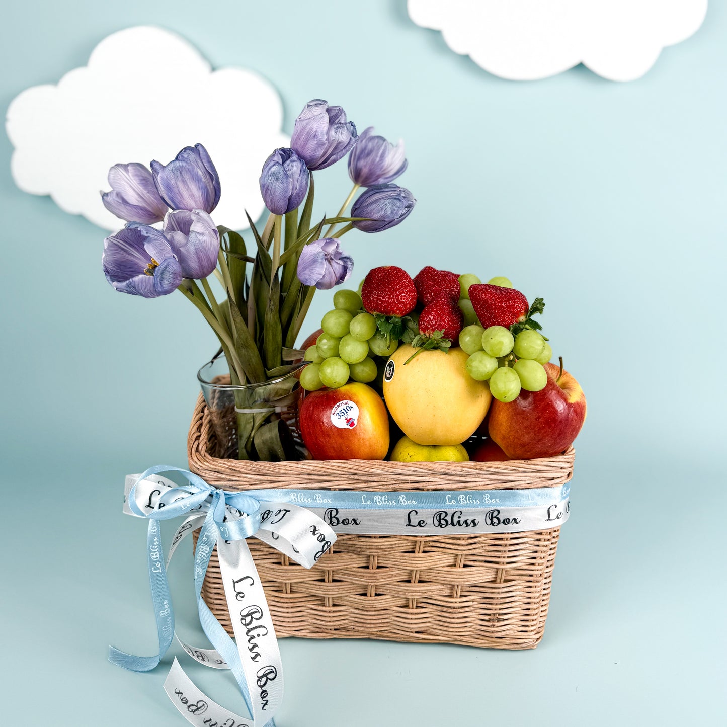 Baby Boy Tulip Fruit Parcel