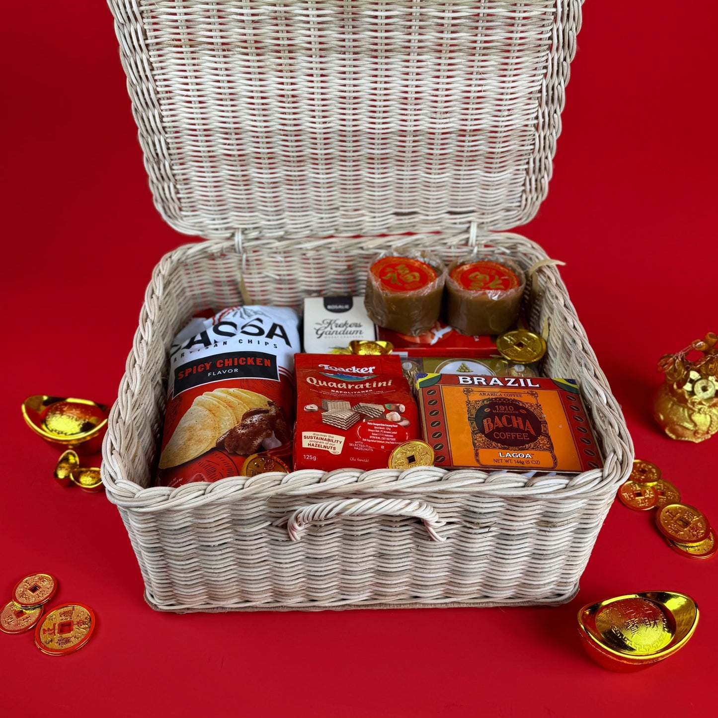 Lunar Prosperity Rattan Hamper