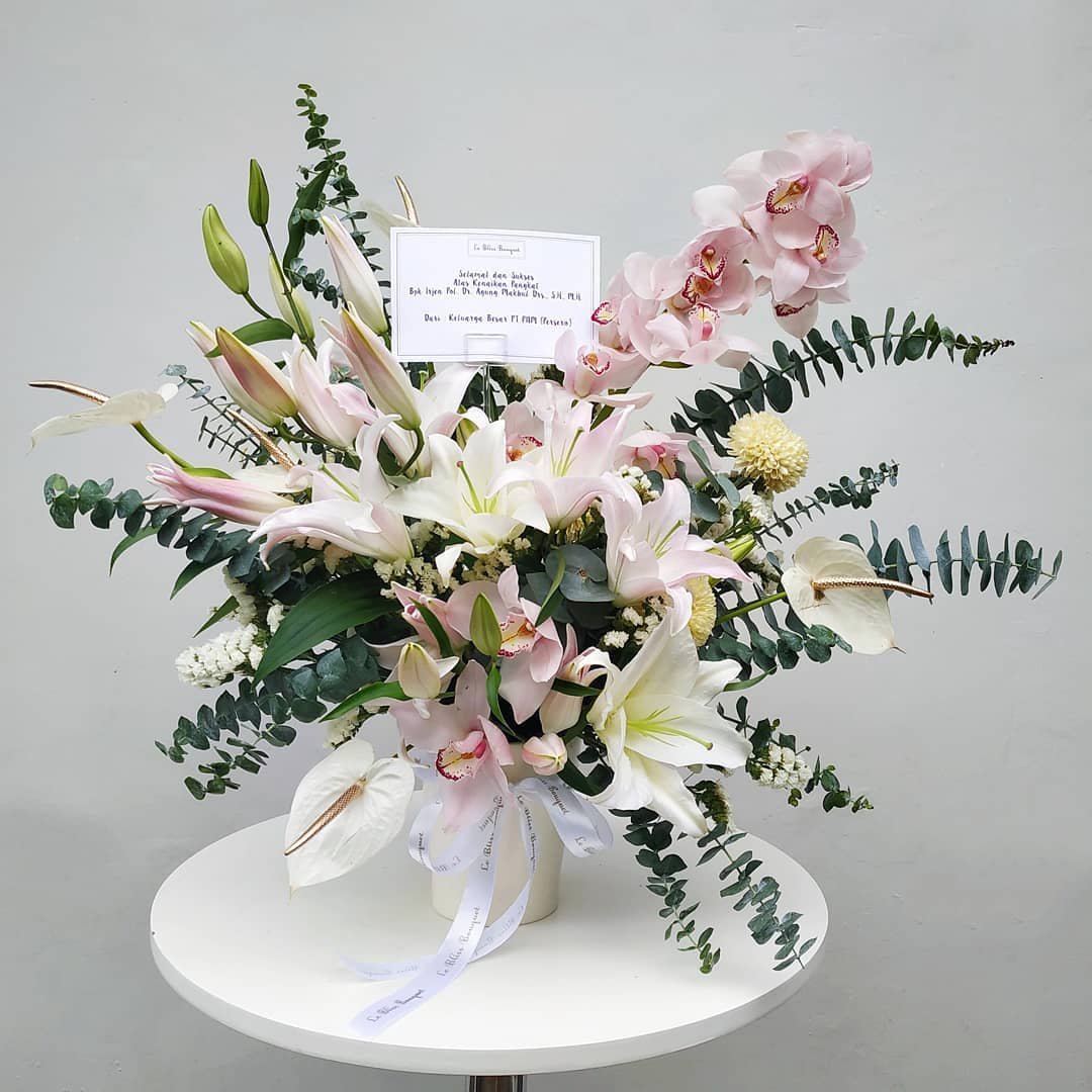 Grand Lily Cymbidium Vase Arrangement