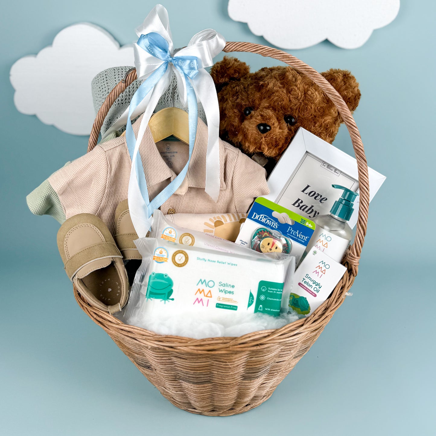 Blue Haven Baby Basket