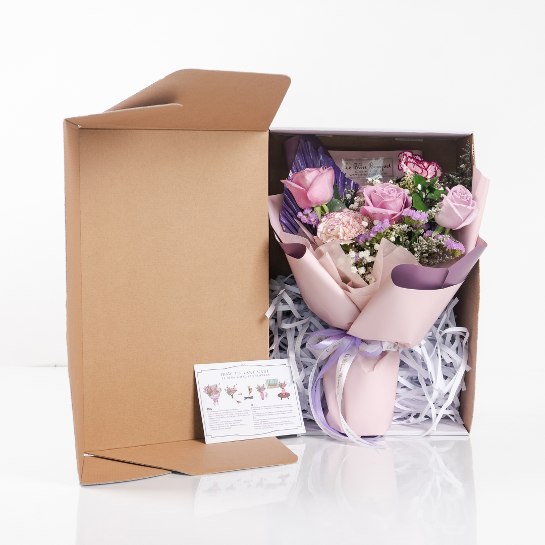 Soft Lilac Nationwide Bouquet - Le Bliss Bouquet