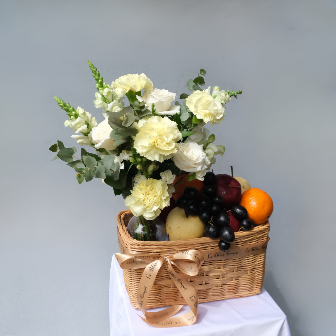 Yellow Fruit Parcel - Le Bliss Bouquet