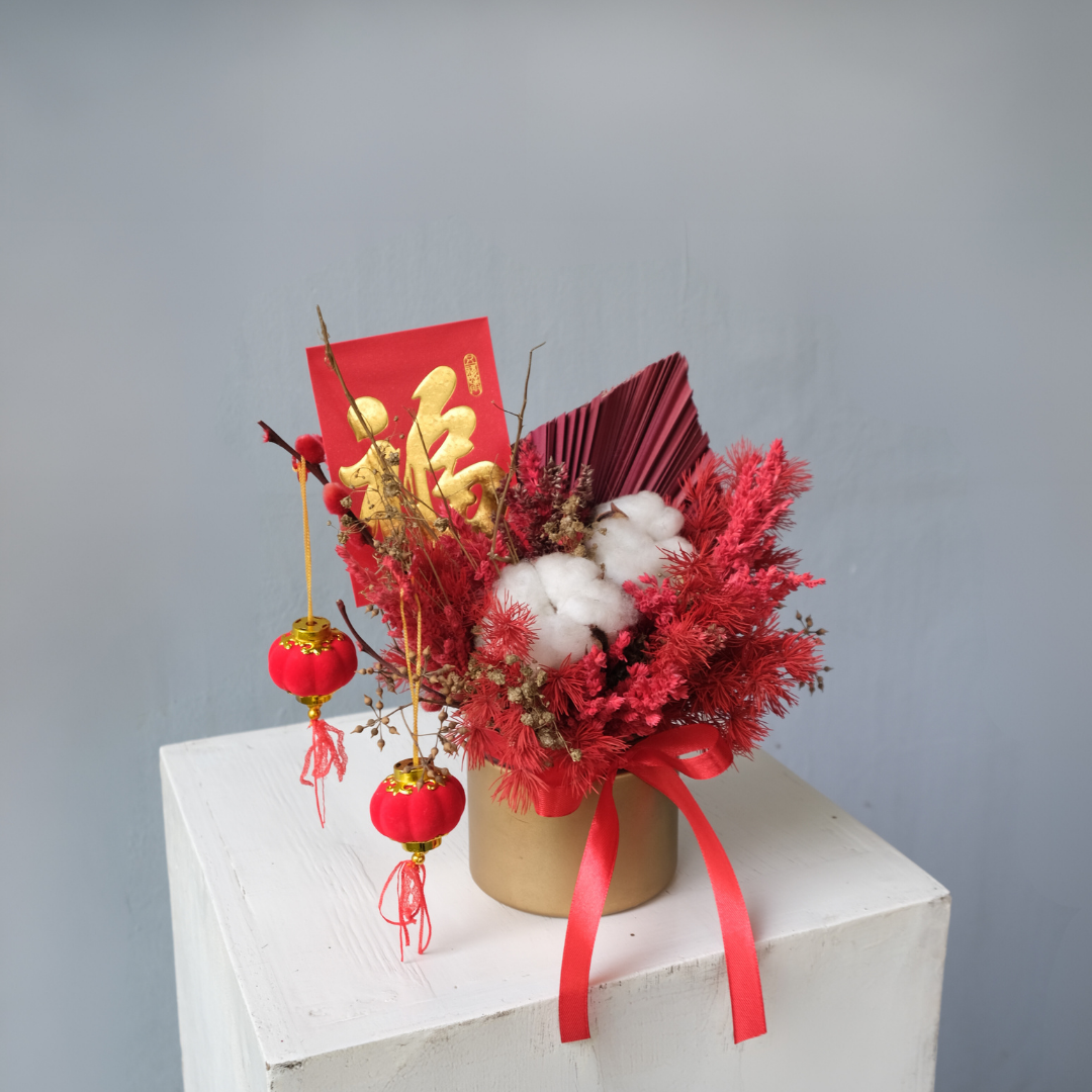 Petite Jar Flower CNY Special - Le Bliss Bouquet
