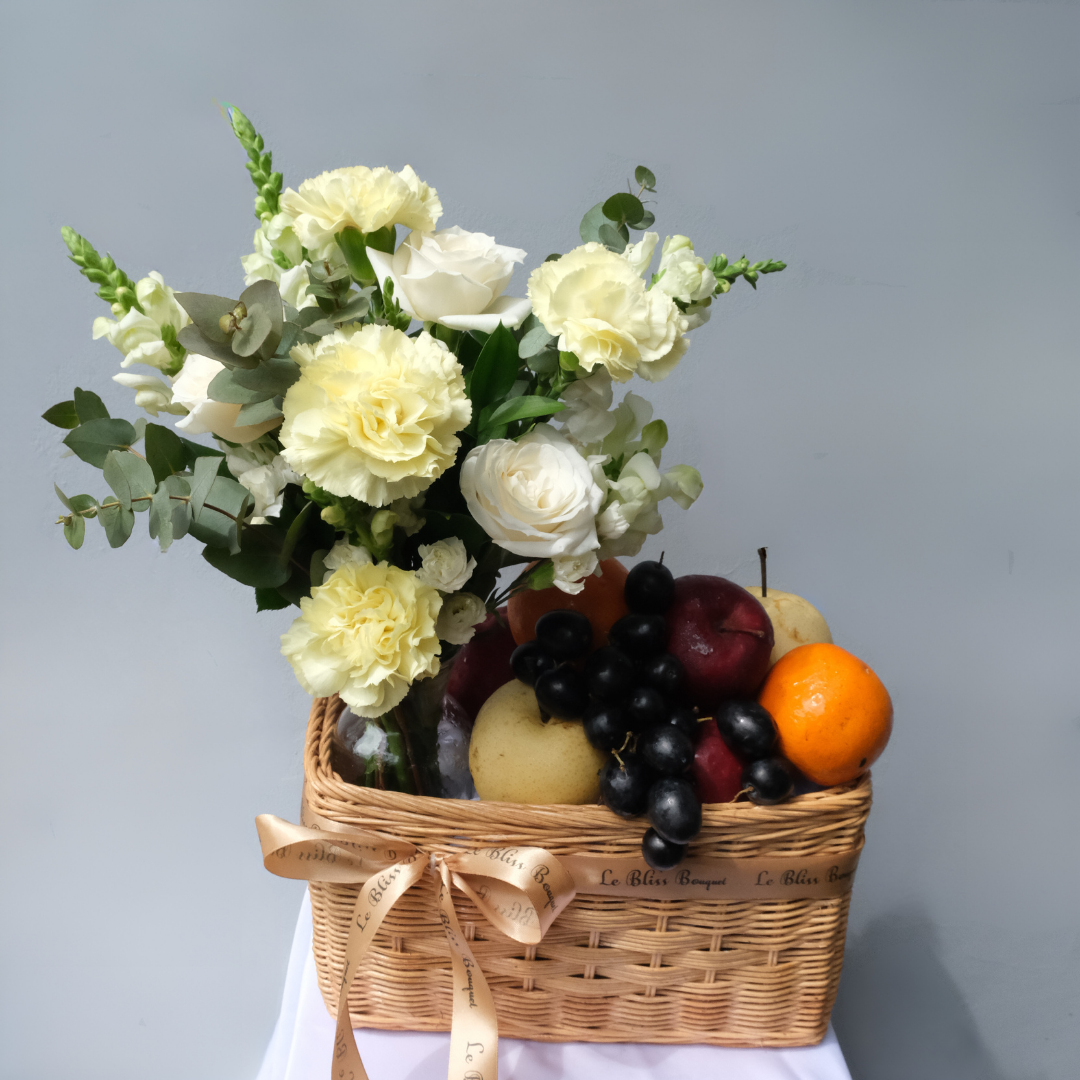 Yellow Fruit Parcel - Le Bliss Bouquet