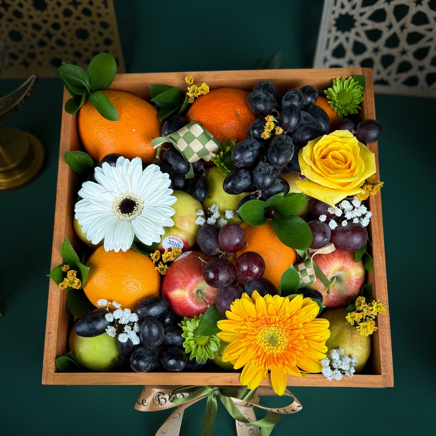 Arabian Wooden Fruit Box