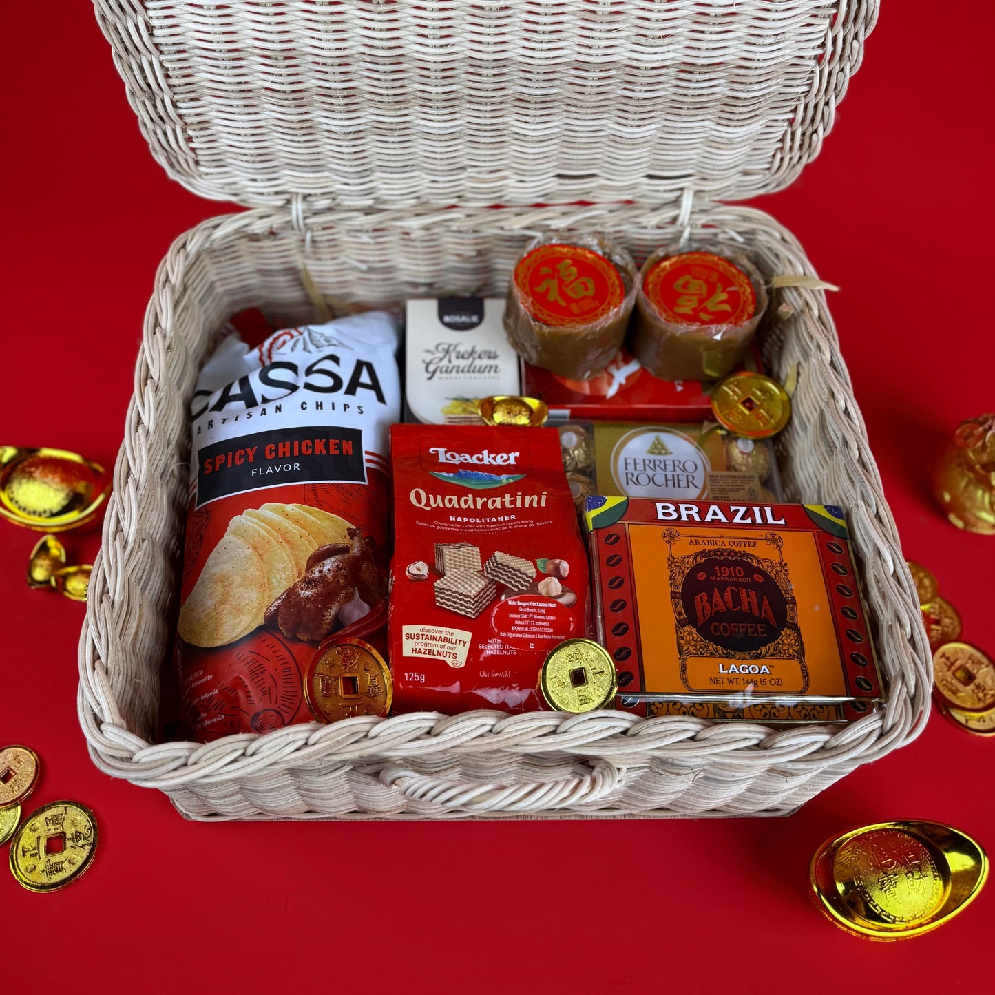 Lunar Prosperity Rattan Hamper