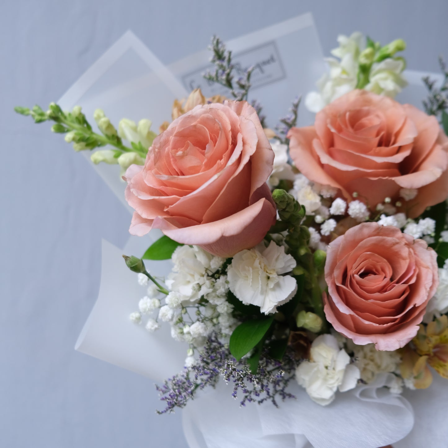 RP Moab Rose Smallie Bouquet - Le Bliss Bouquet