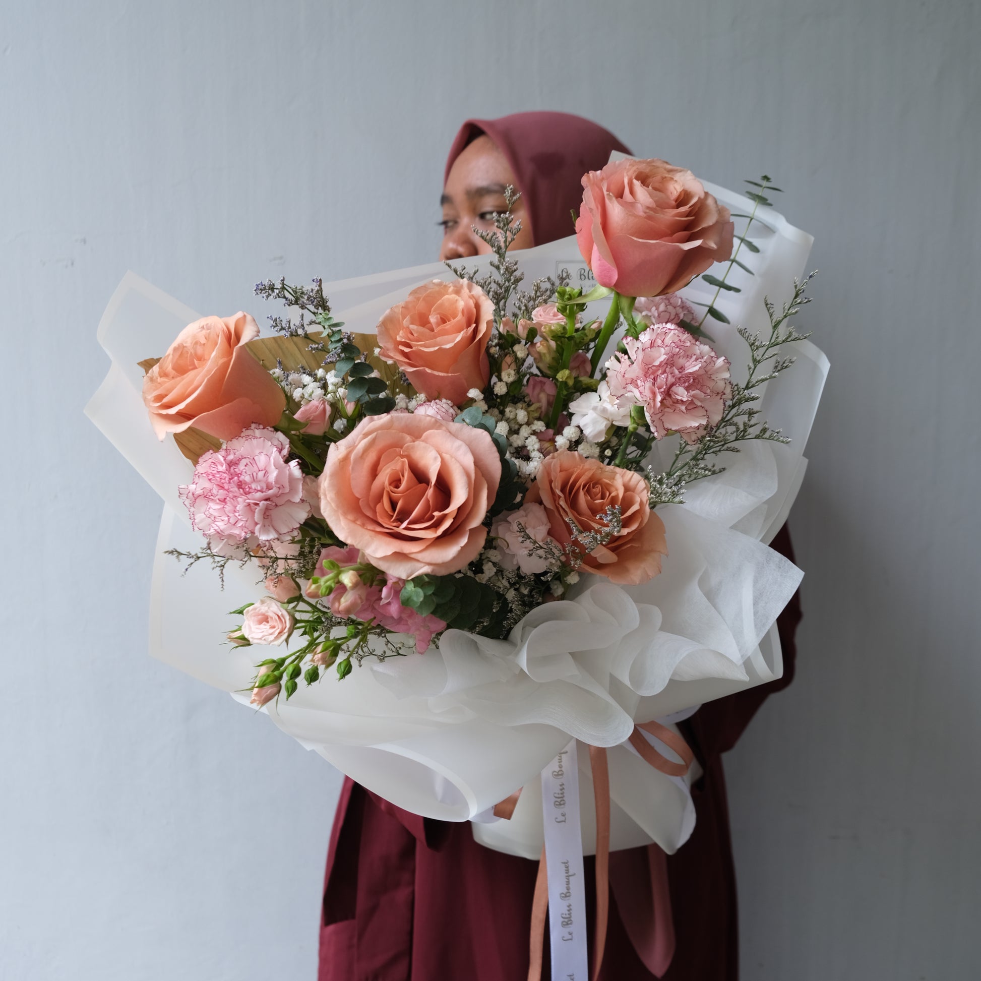 RP MOAB Rose L Bouquet - Le Bliss Bouquet