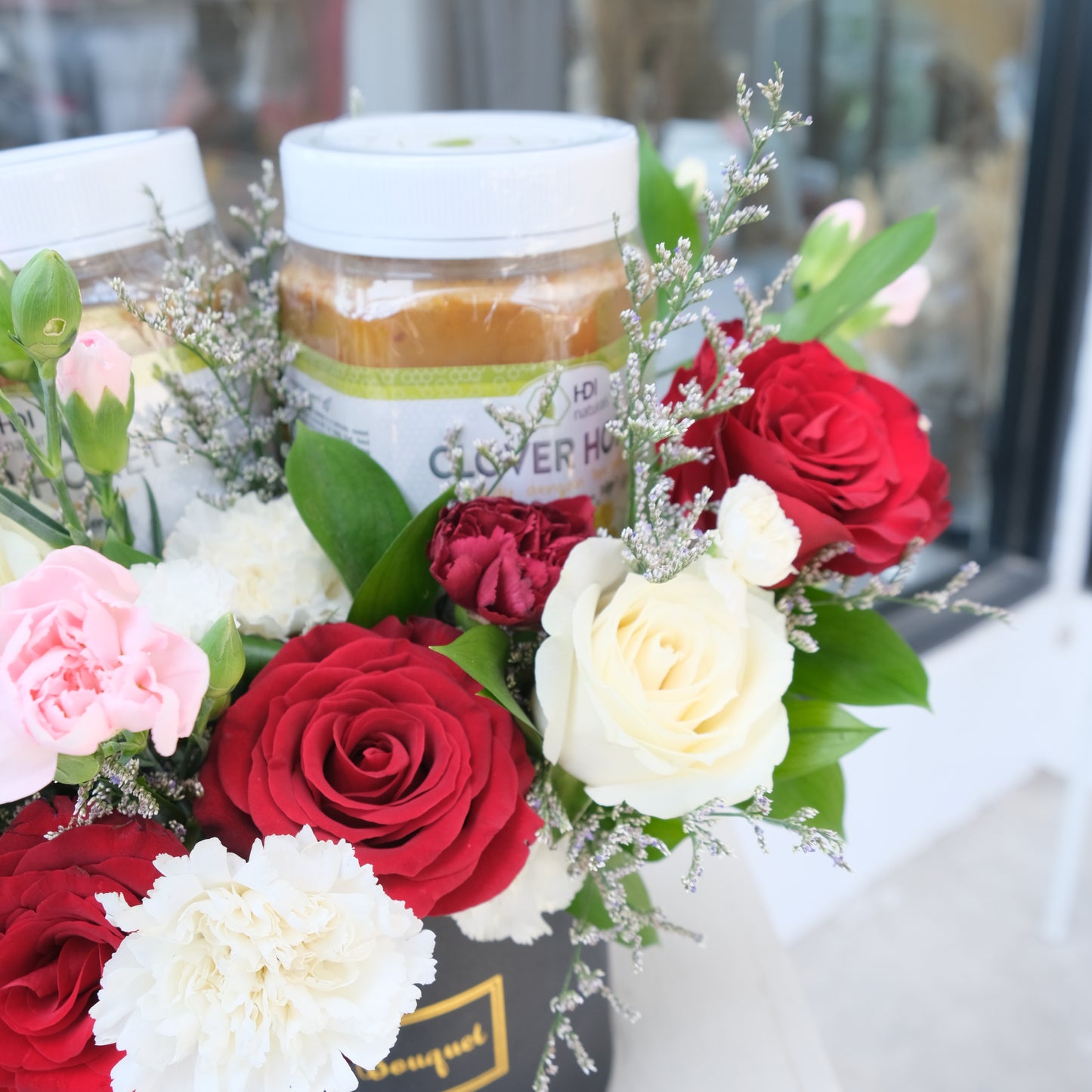 Honey and Flowers Set Get Well Soon Hamper Gift