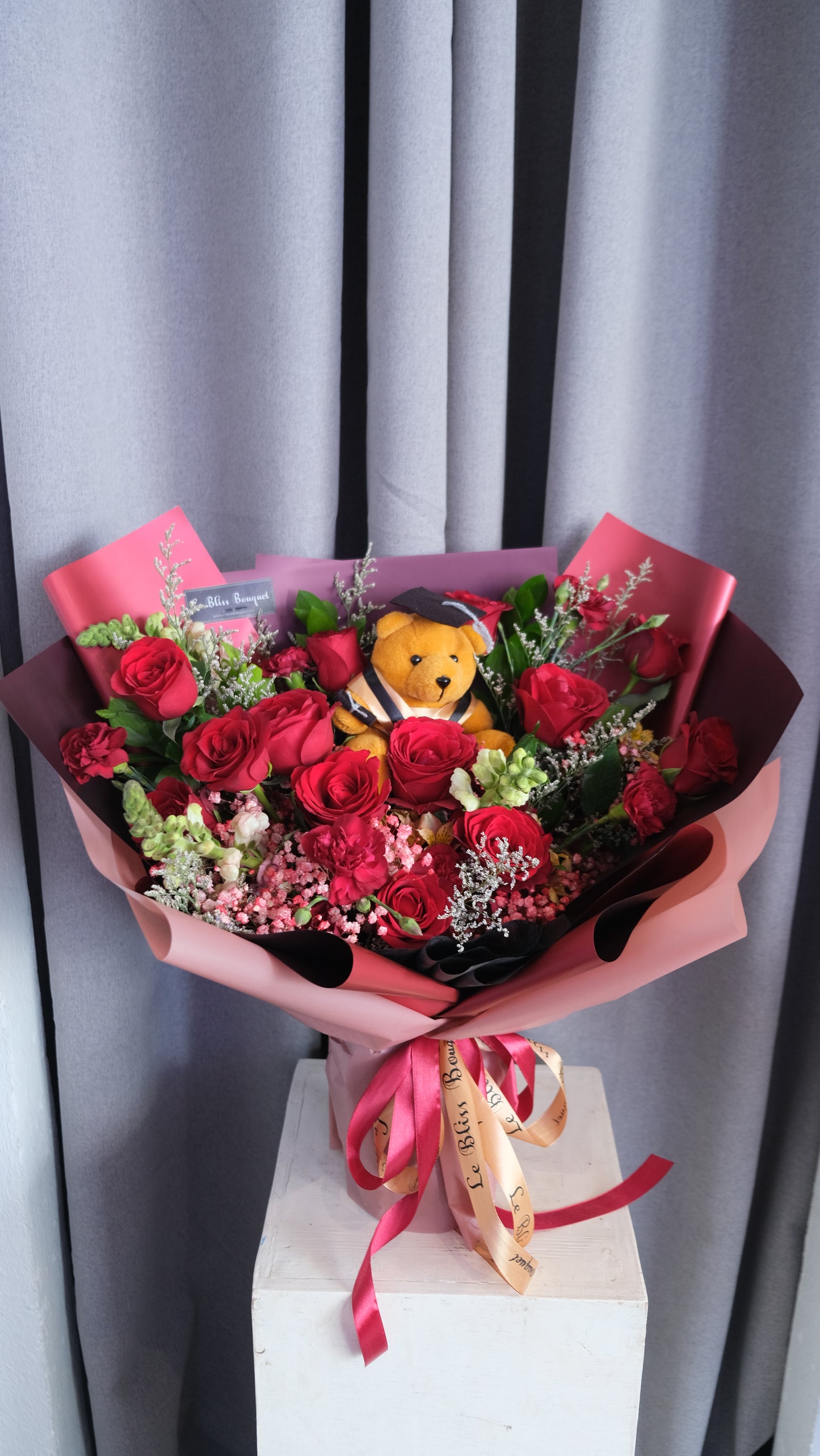 Red Graduation Bouquet