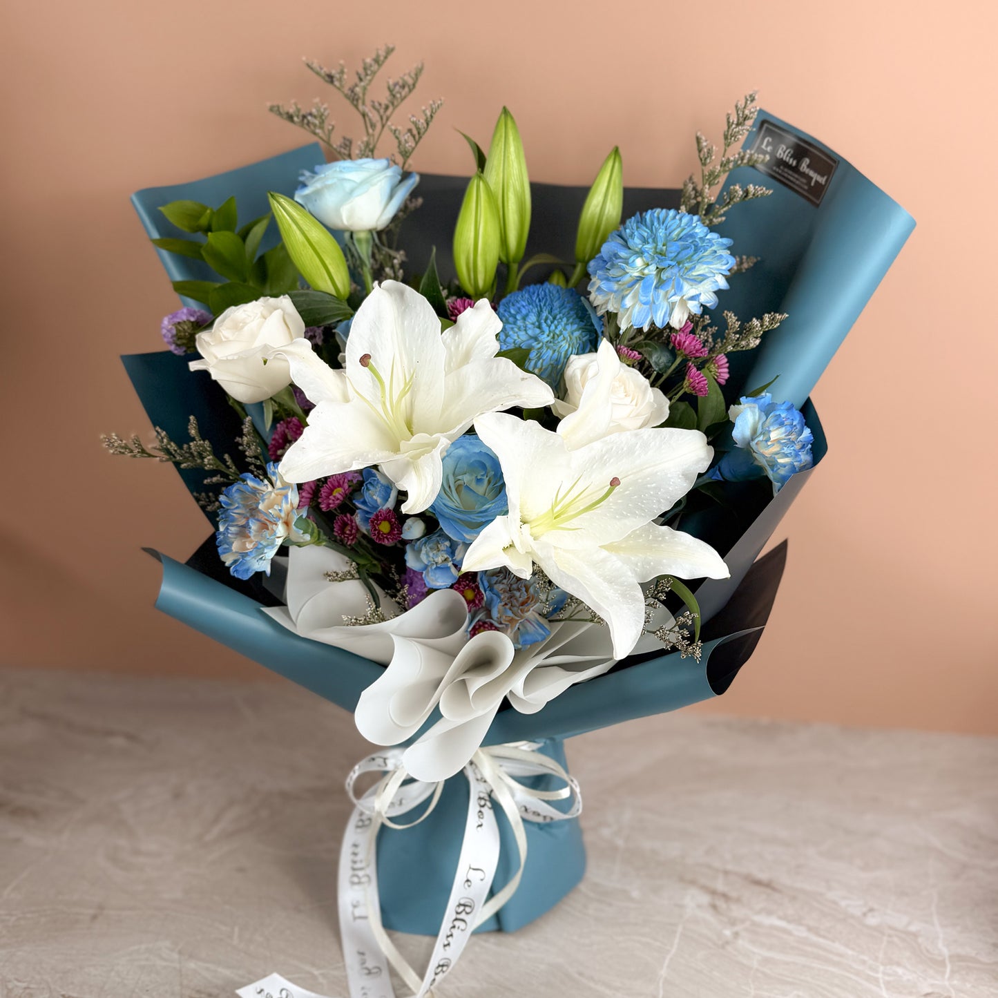 Blue Bouquet in a Vase