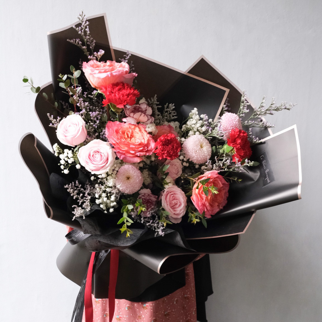 Elegant Free Spirit Rose Bouquet - Le Bliss Bouquet