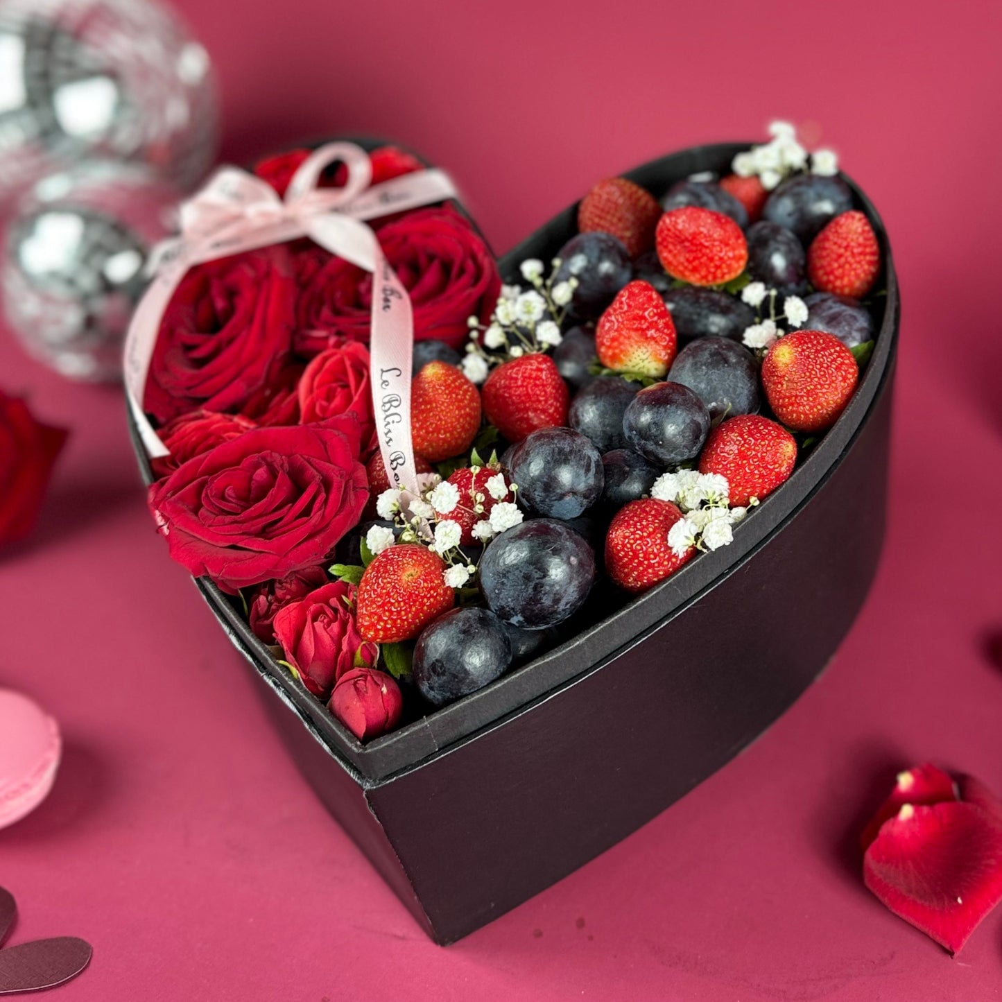 La Vie en Rose Berry Heart Box