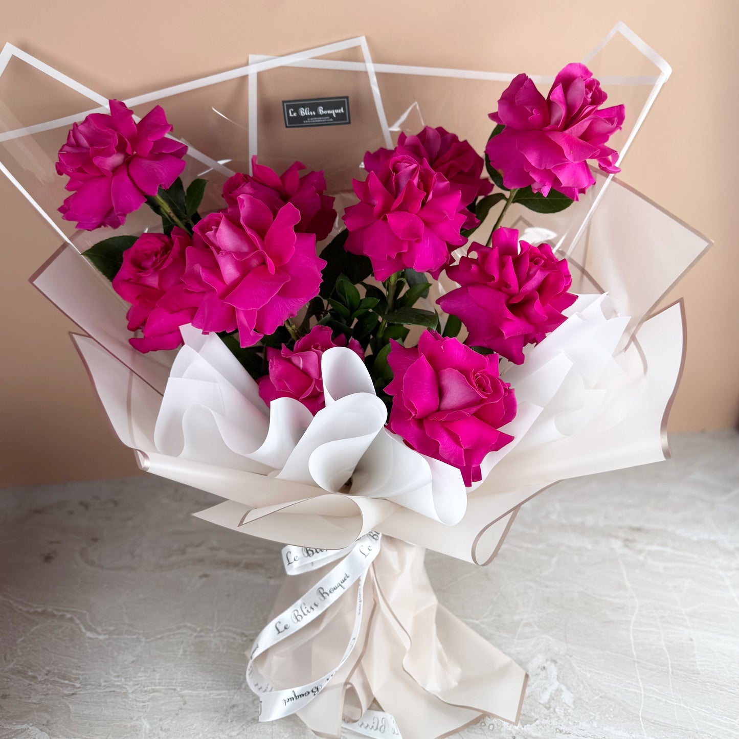 Large Pink Floyd Rose Bouquet