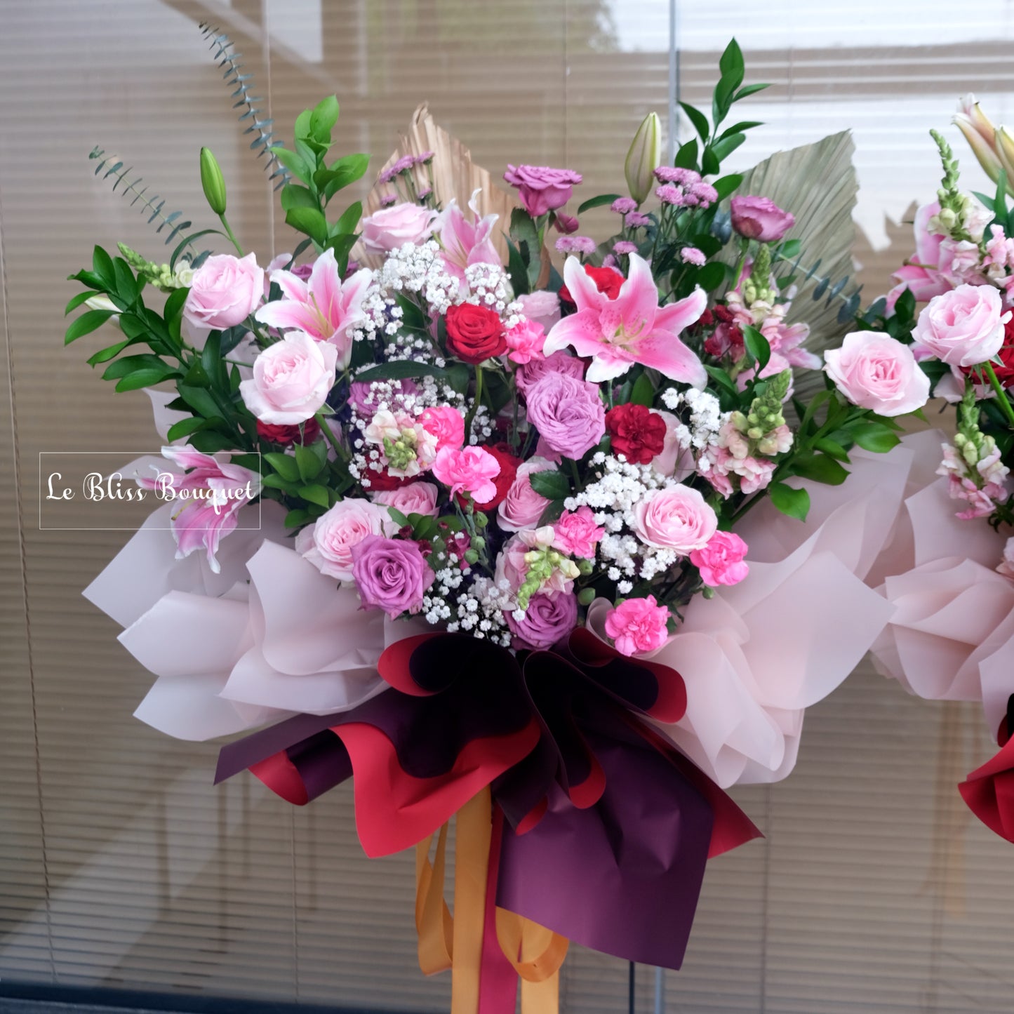 Maroon Rosé Purple Grand Standing Flower